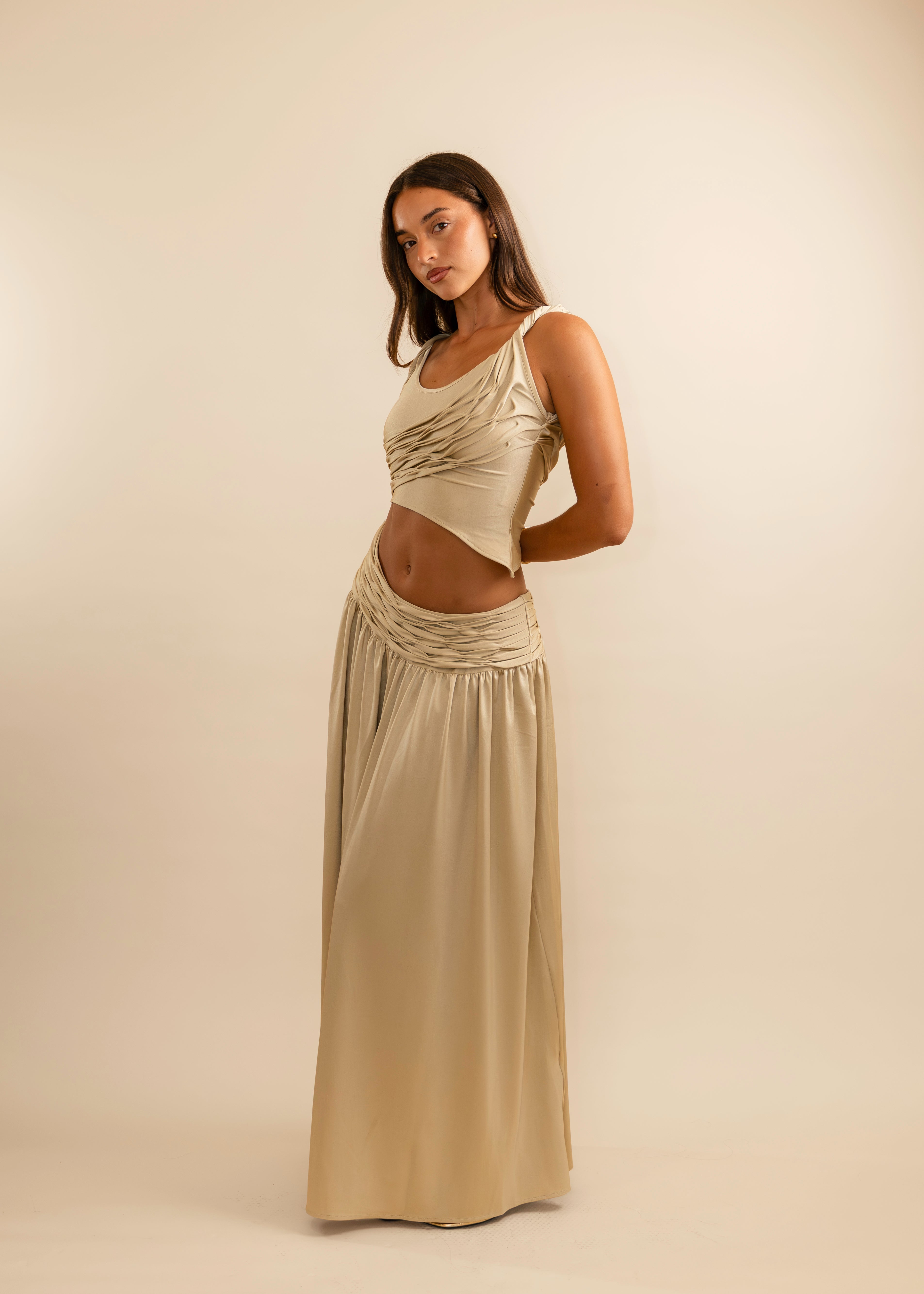 Valérinne Calypso Ruched Top