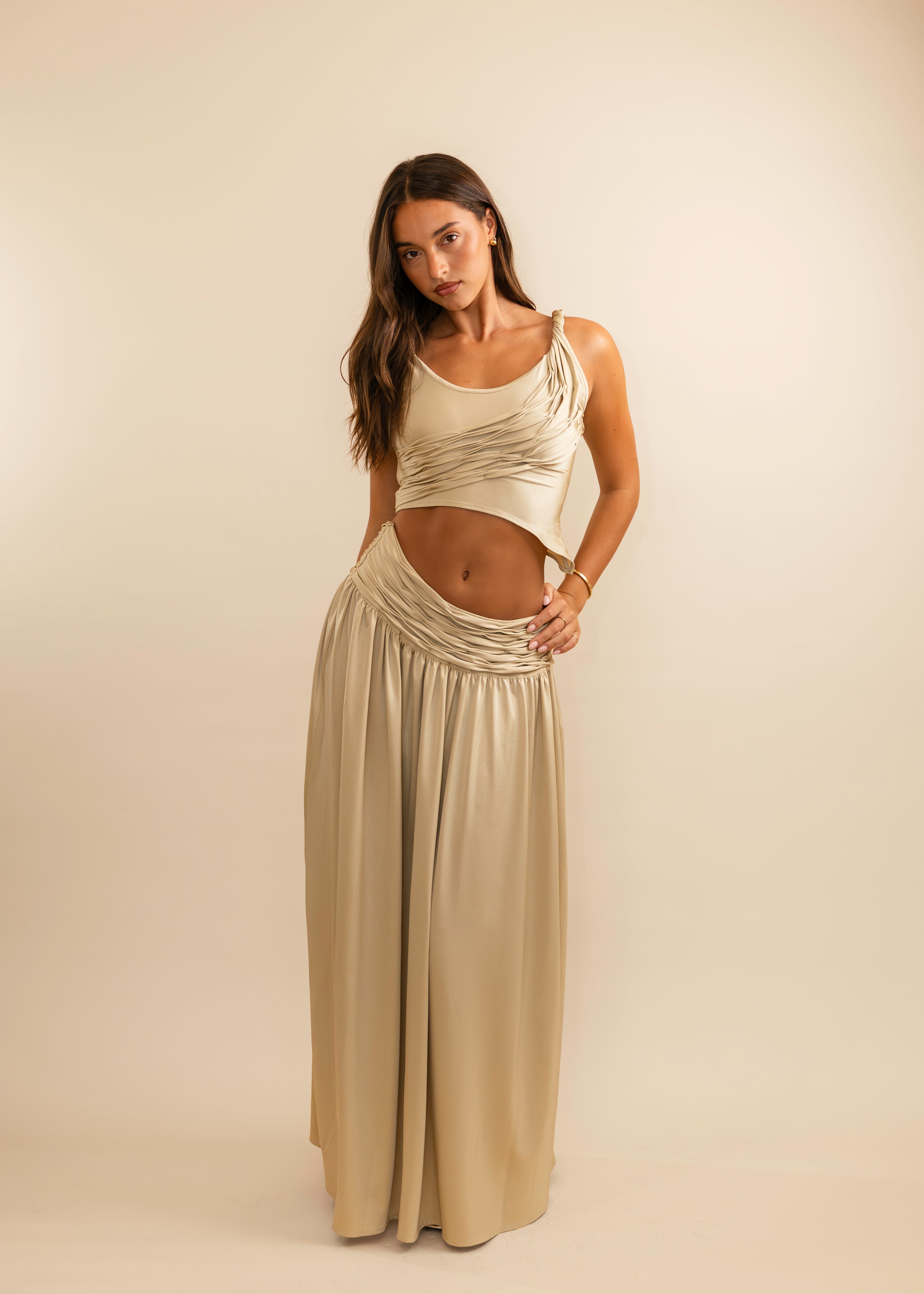 Valérinne Calypso Ruched Top