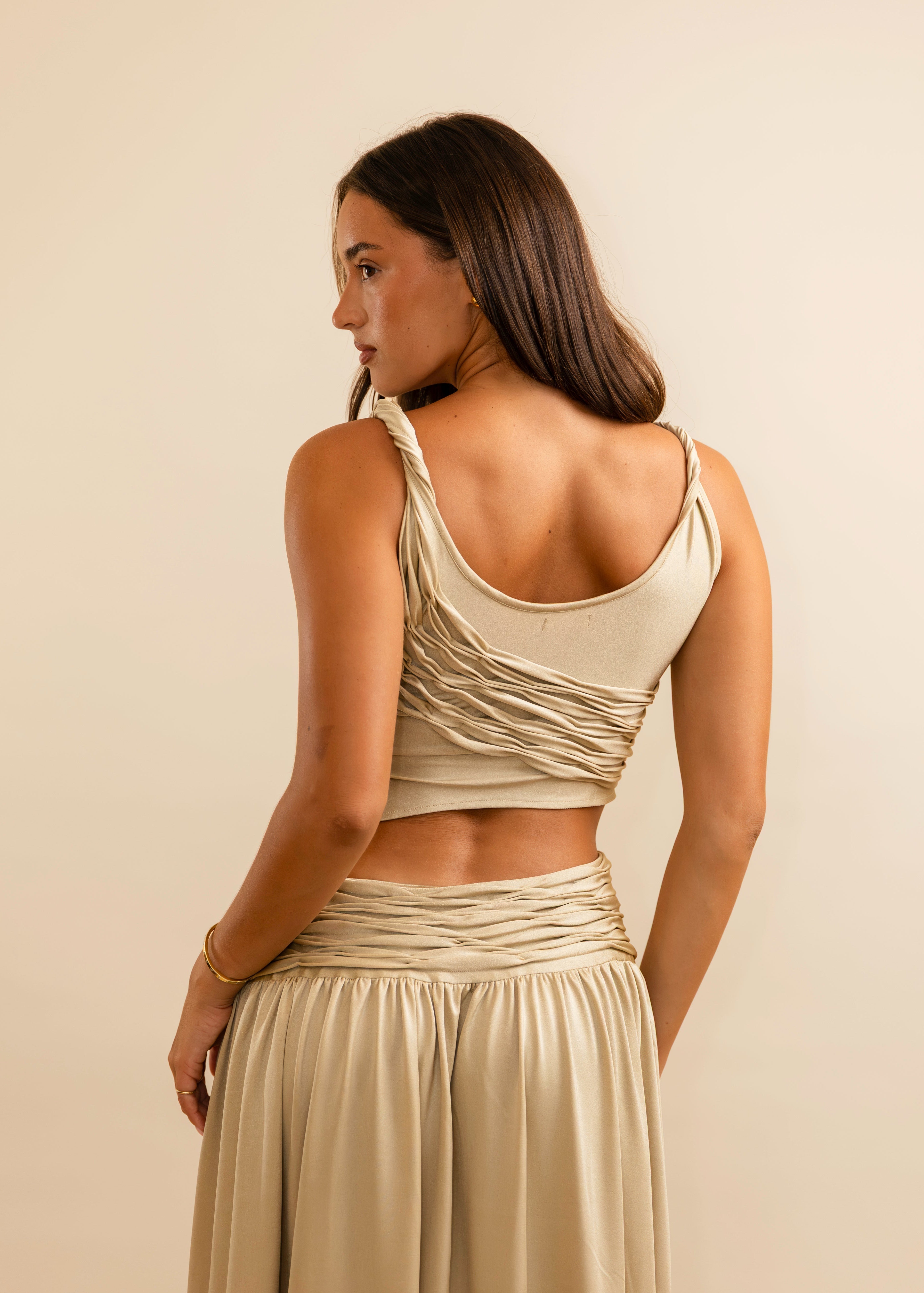Valérinne Calypso Ruched Top