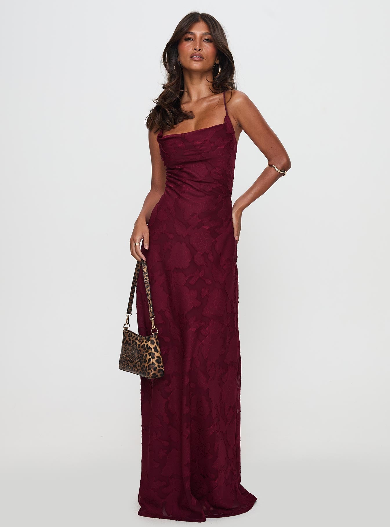 Seléna Burnout Maxi Dress