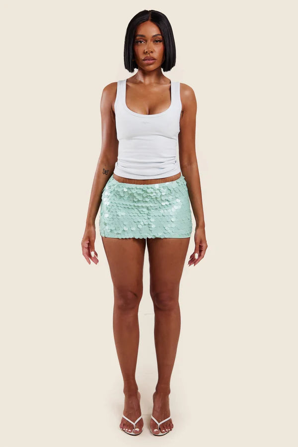 Valérinne Sequin Mini Skirt
