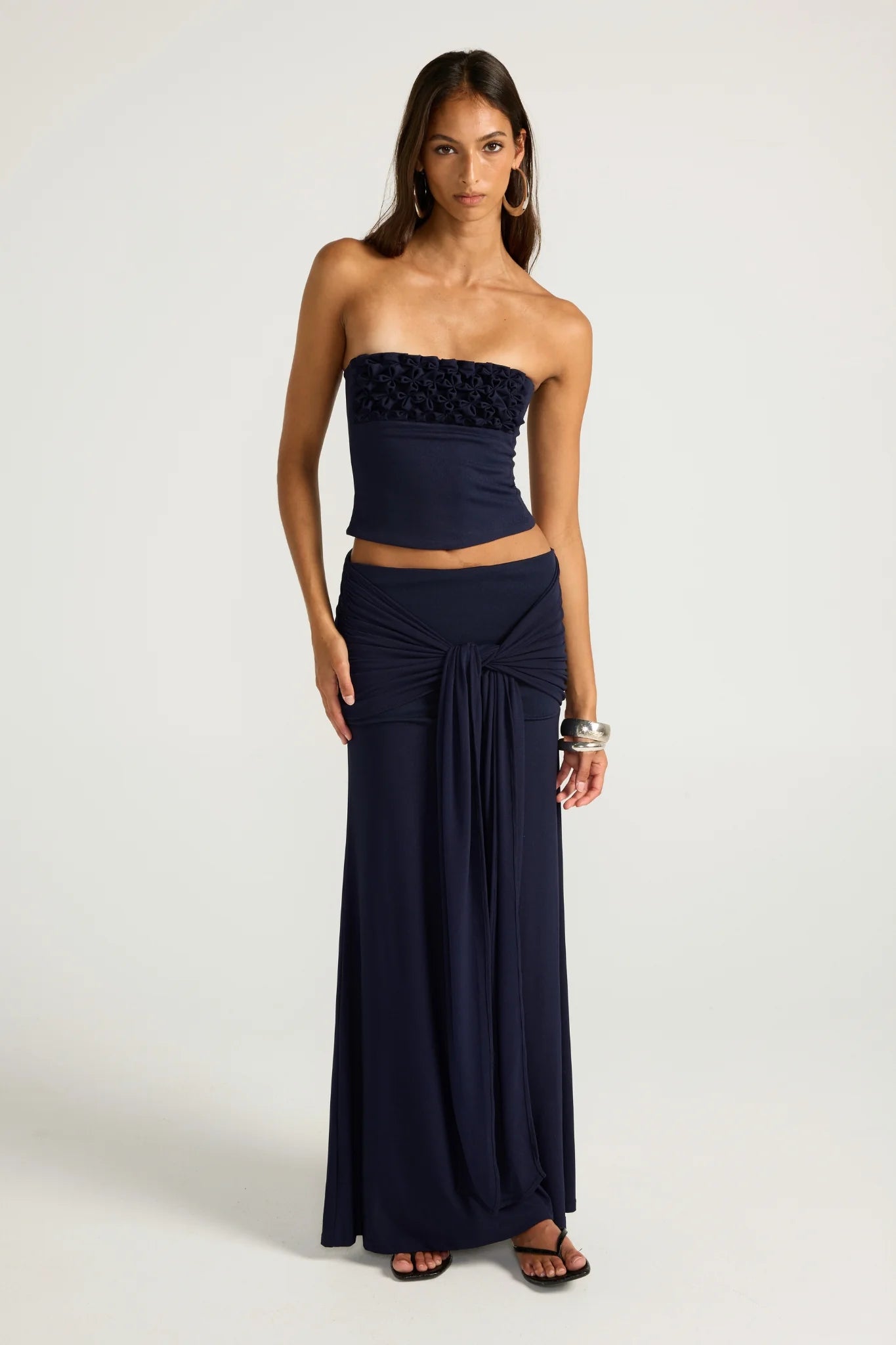 Valérinne Jude Low-Rise Midi Skirt