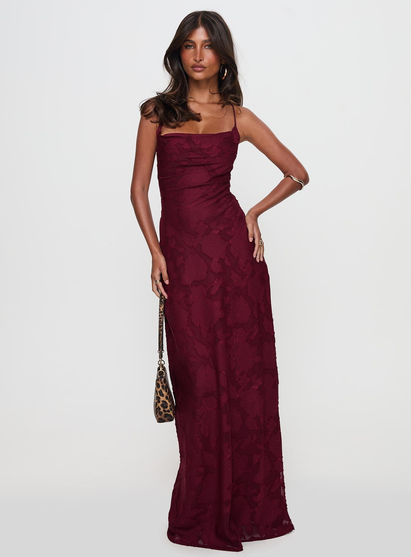 Seléna Burnout Maxi Dress
