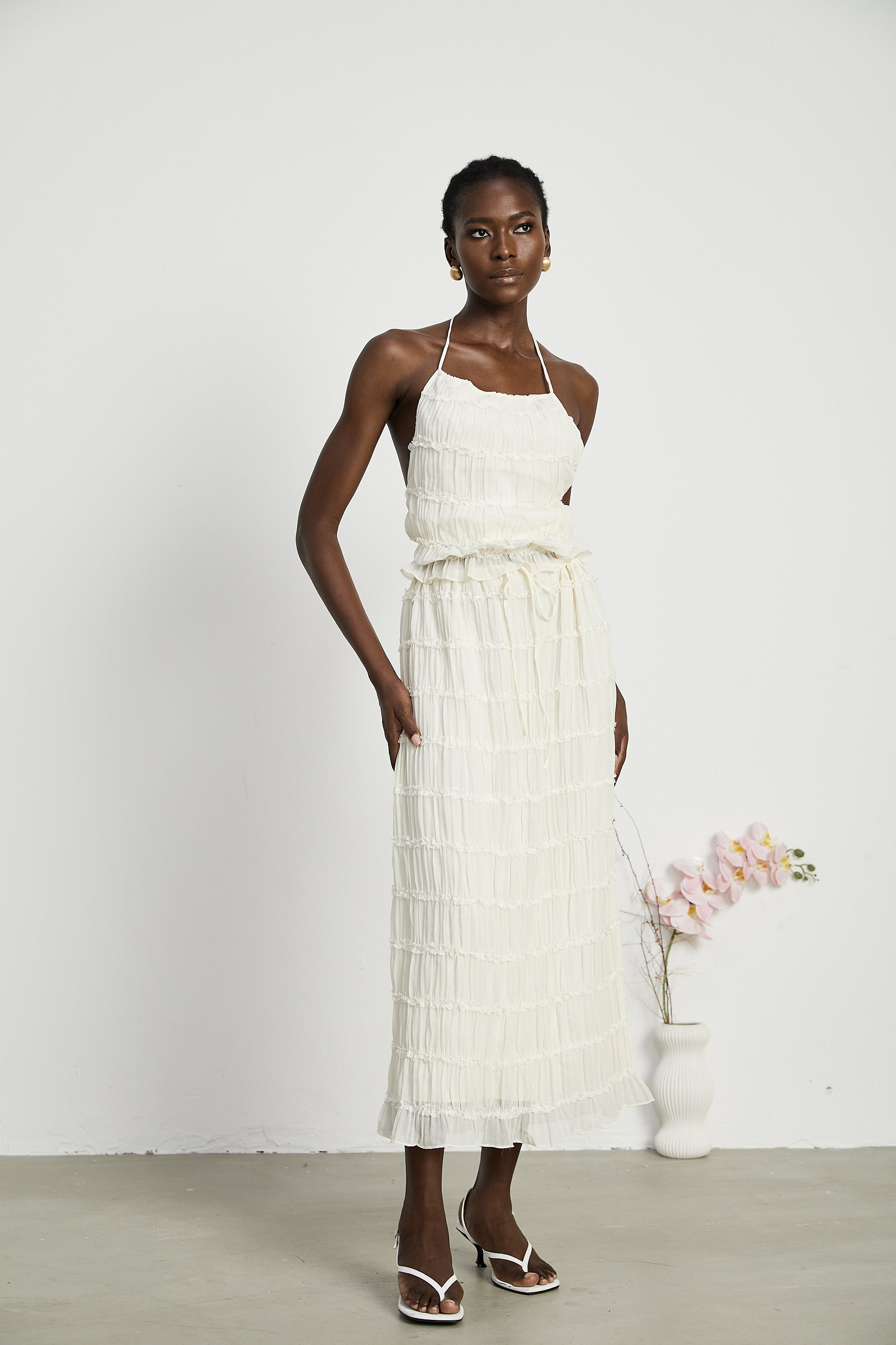 Valérinne Alyssa Pleated Set
