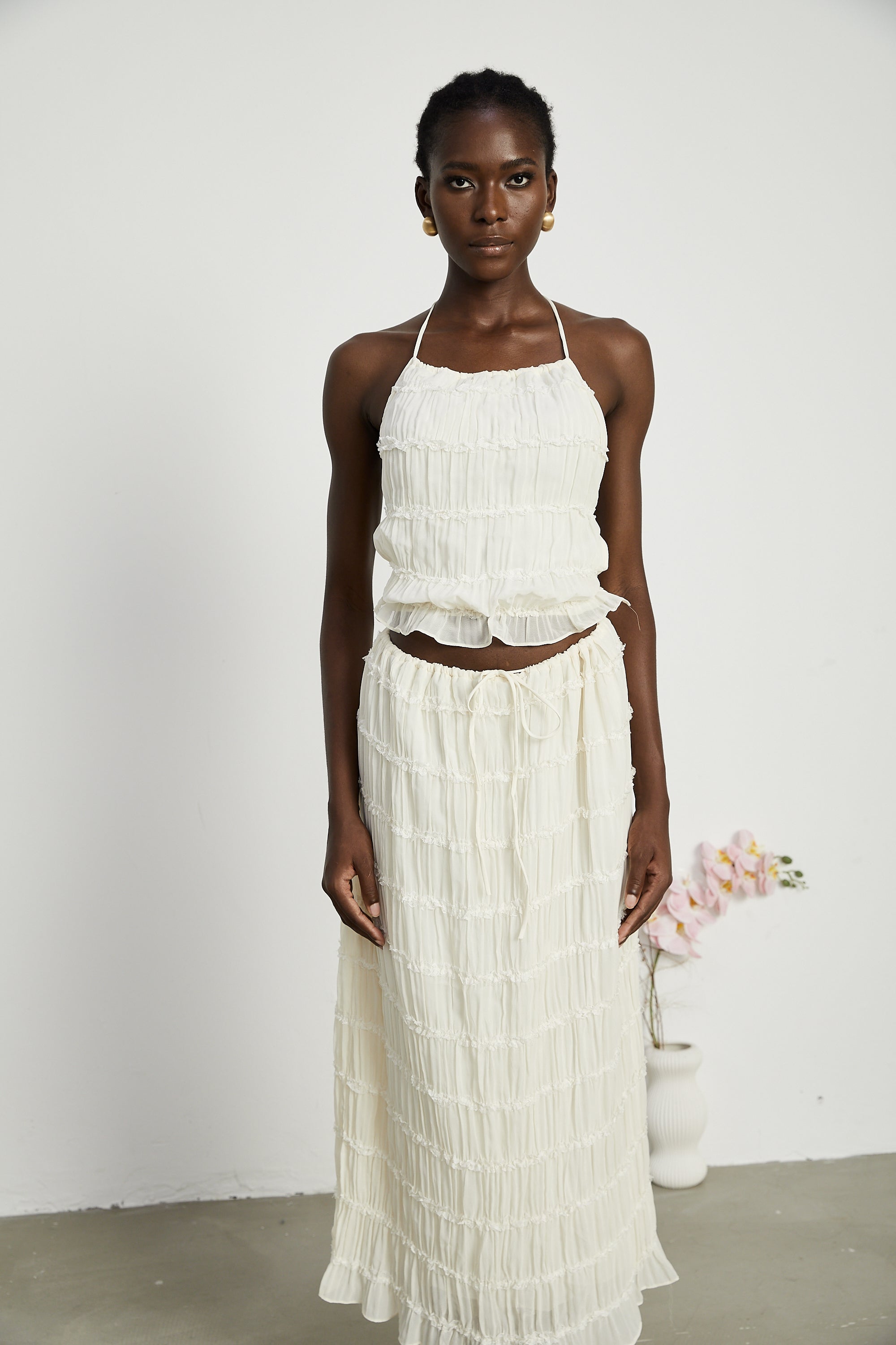 Valérinne Alyssa Pleated Set