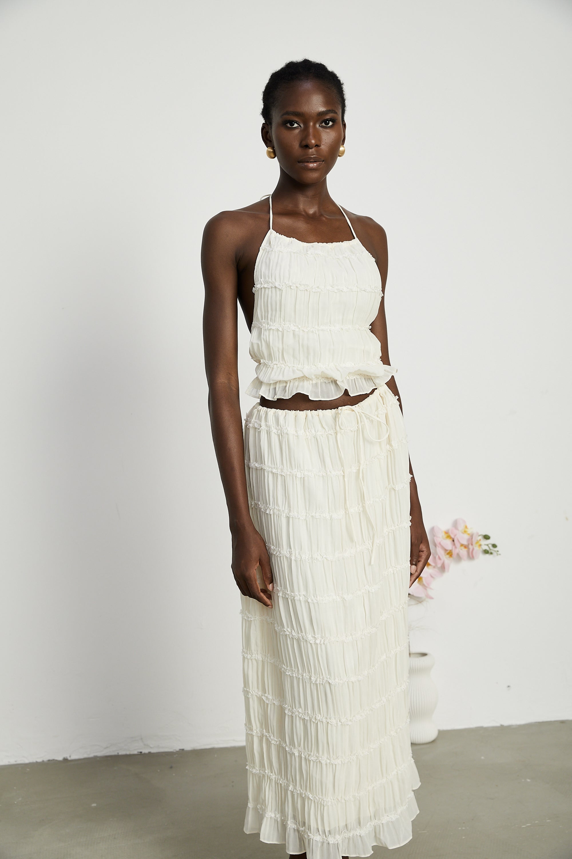 Valérinne Alyssa Pleated Set