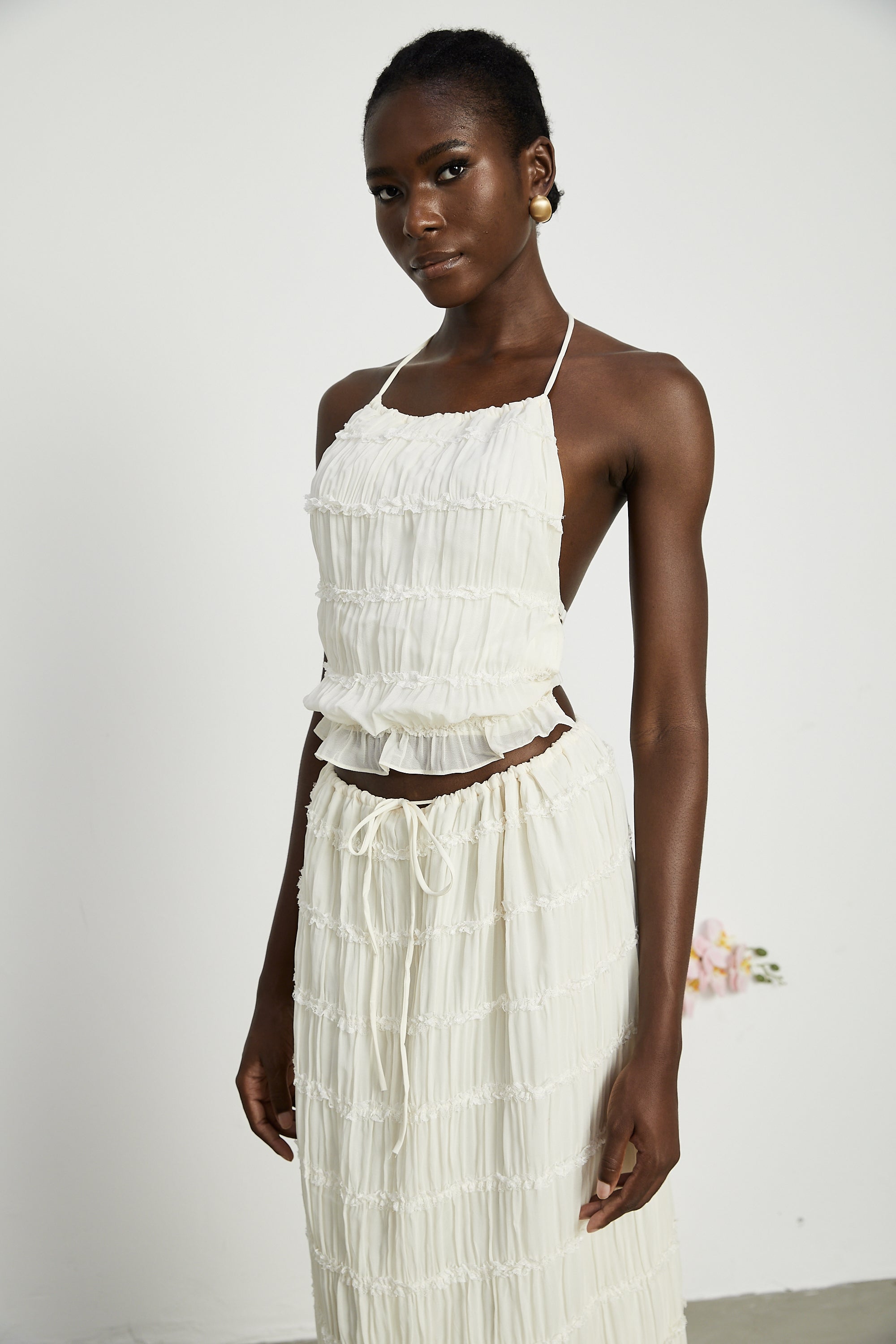 Valérinne Alyssa Pleated Set