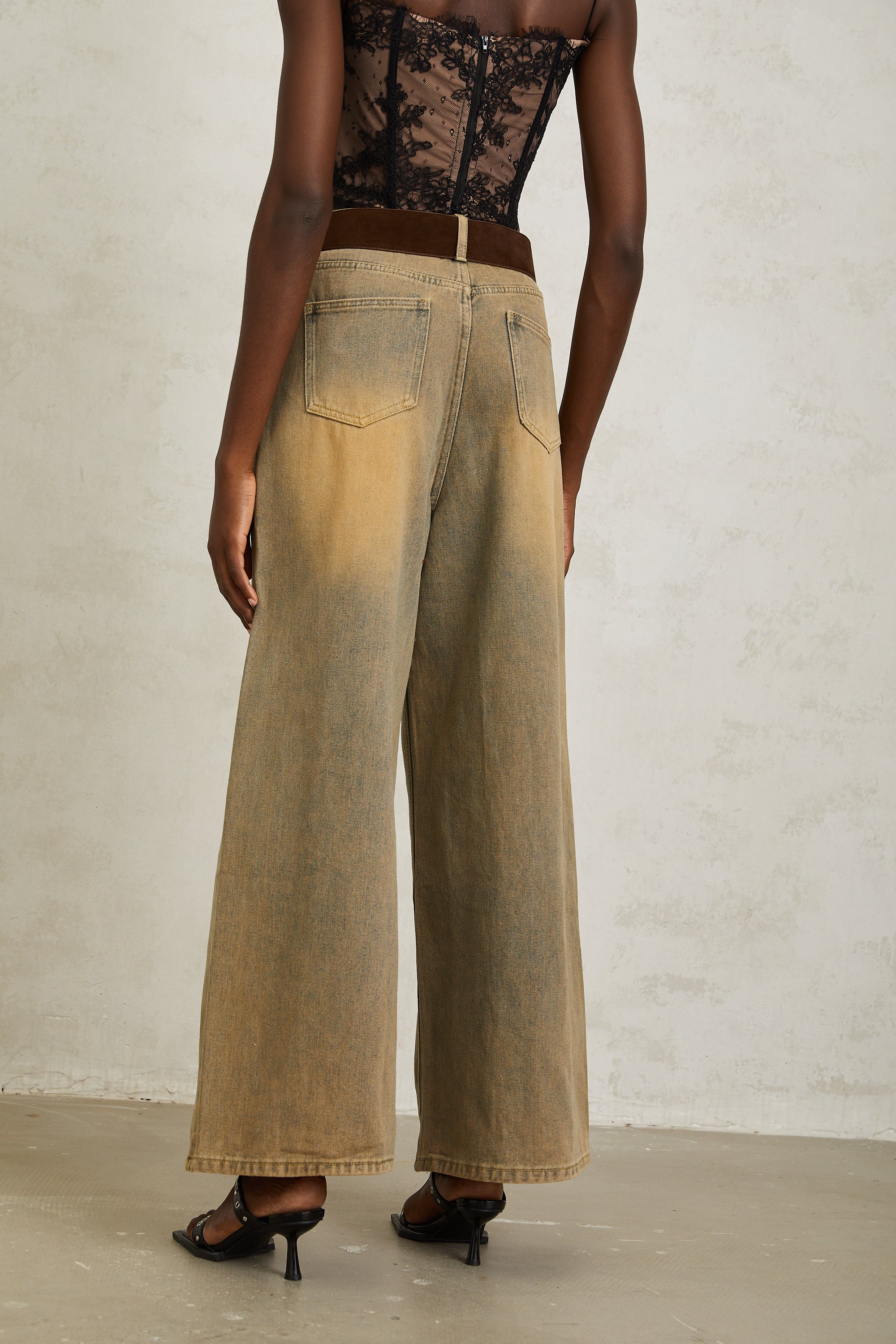 Valérinne Loanne High-Rise Wide-Leg Denim