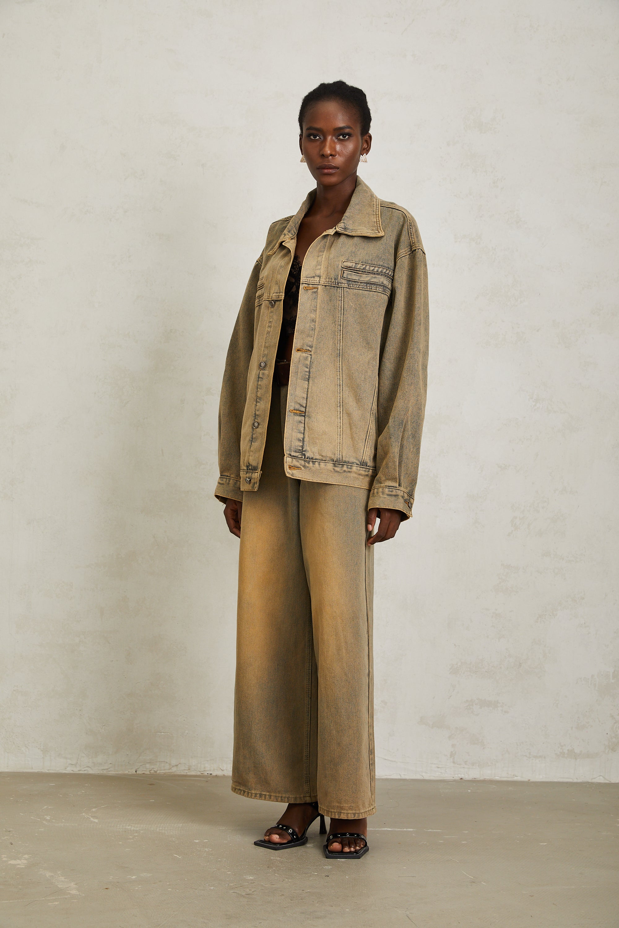Valérinne Loanne High-Rise Wide-Leg Denim