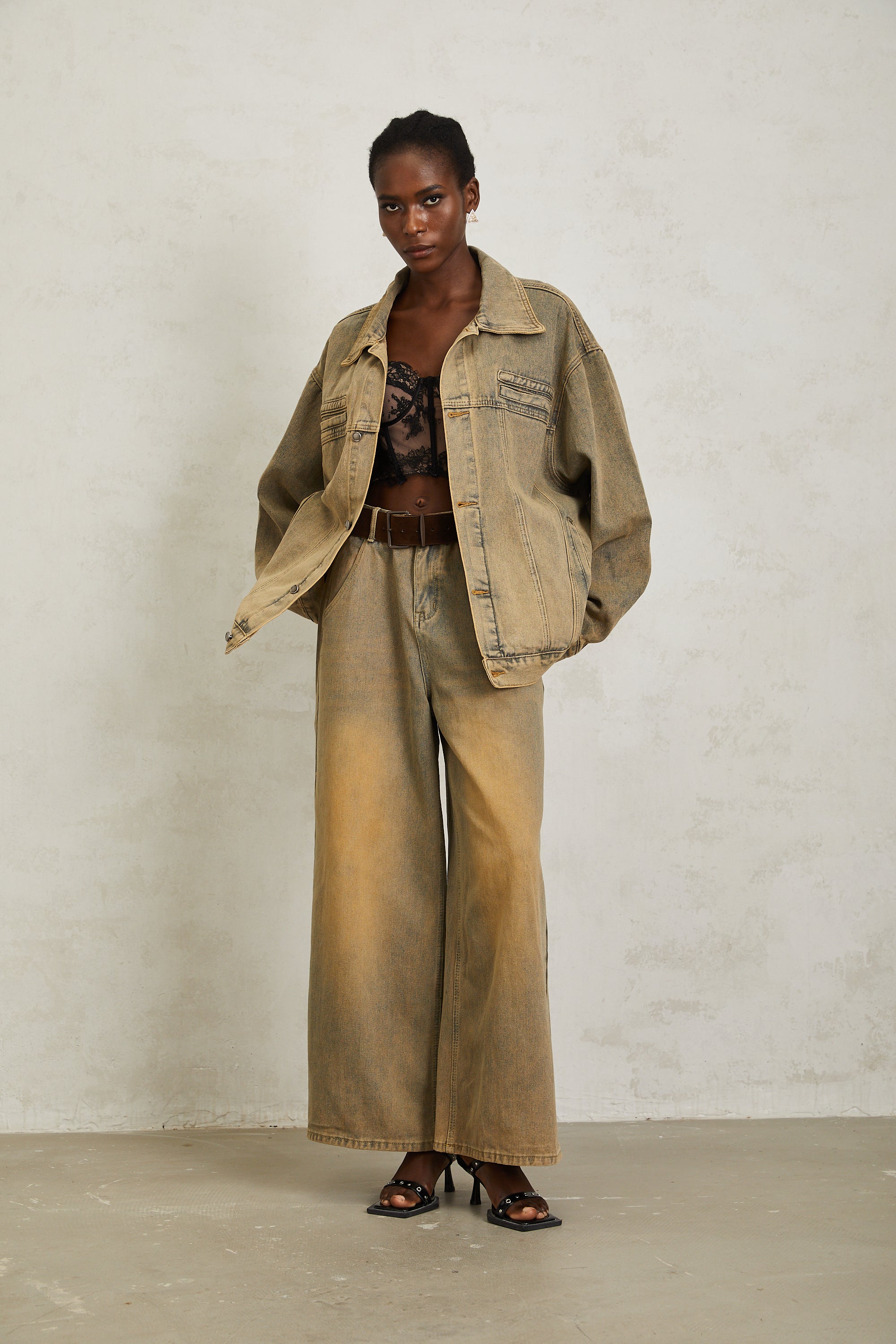 Valérinne Loanne High-Rise Wide-Leg Denim
