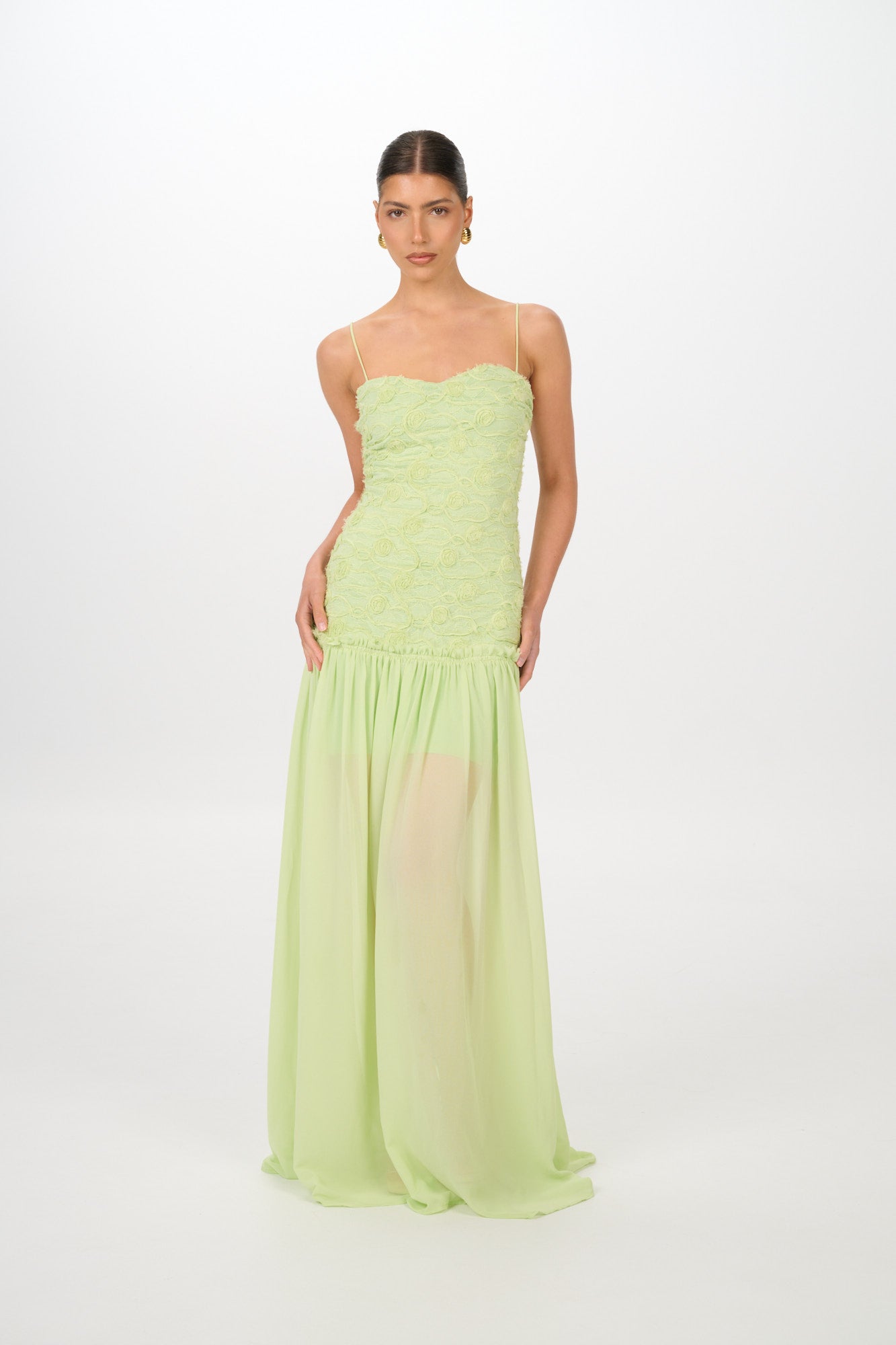 Valérinne Renata Rosette Maxi Dress