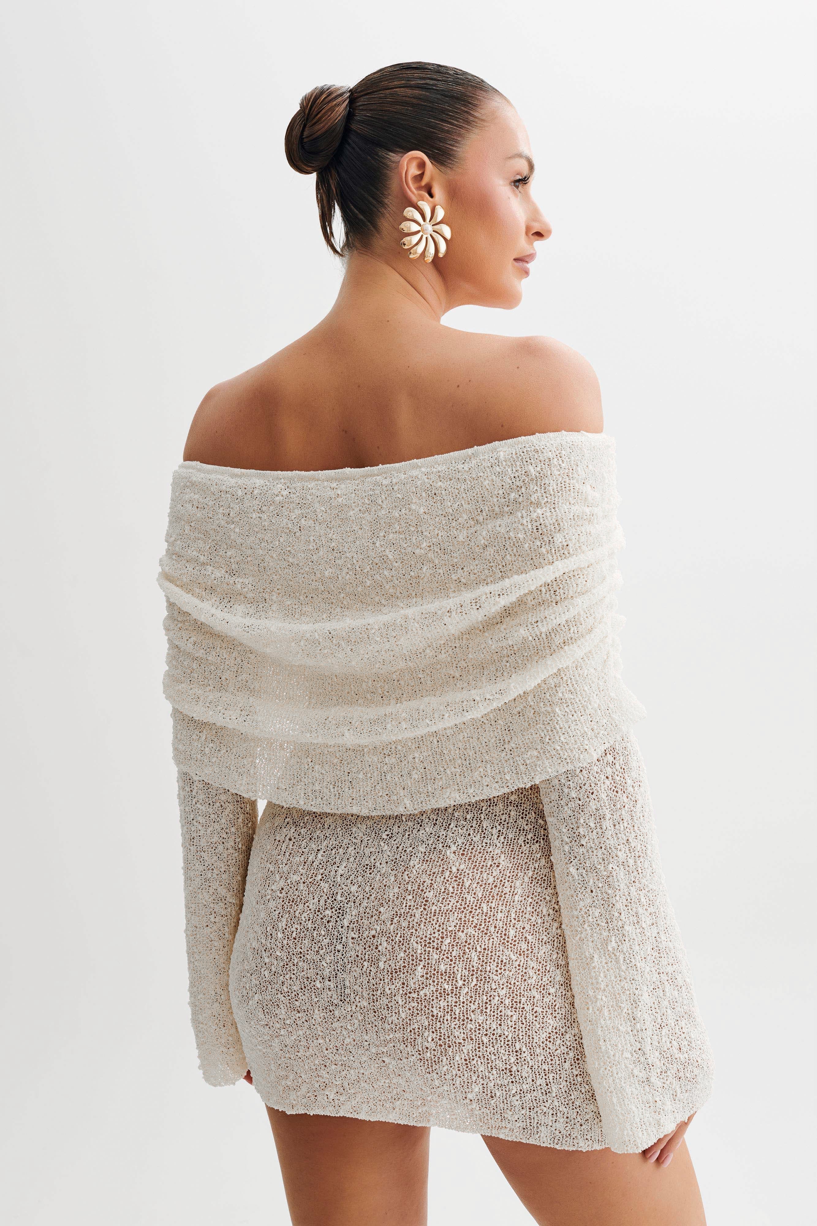 Valérinne Marisol Off Shoulder Mini Dress