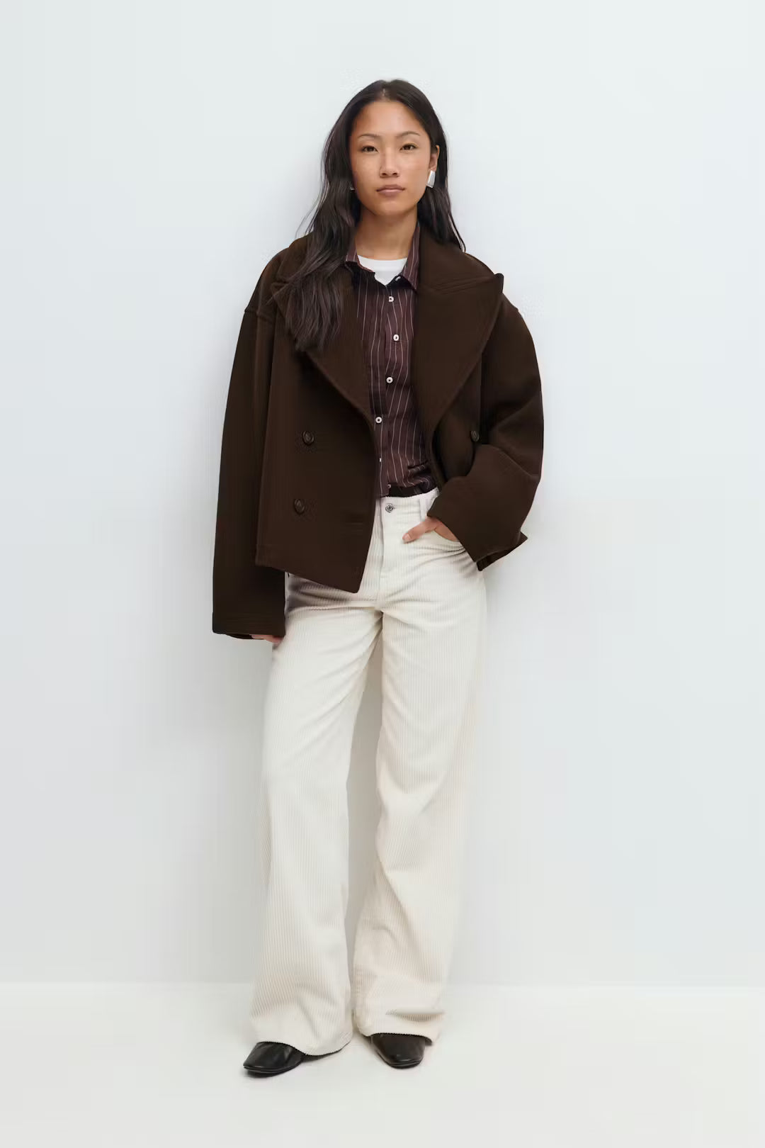 Valérinne Moelle Oversized Short Coat