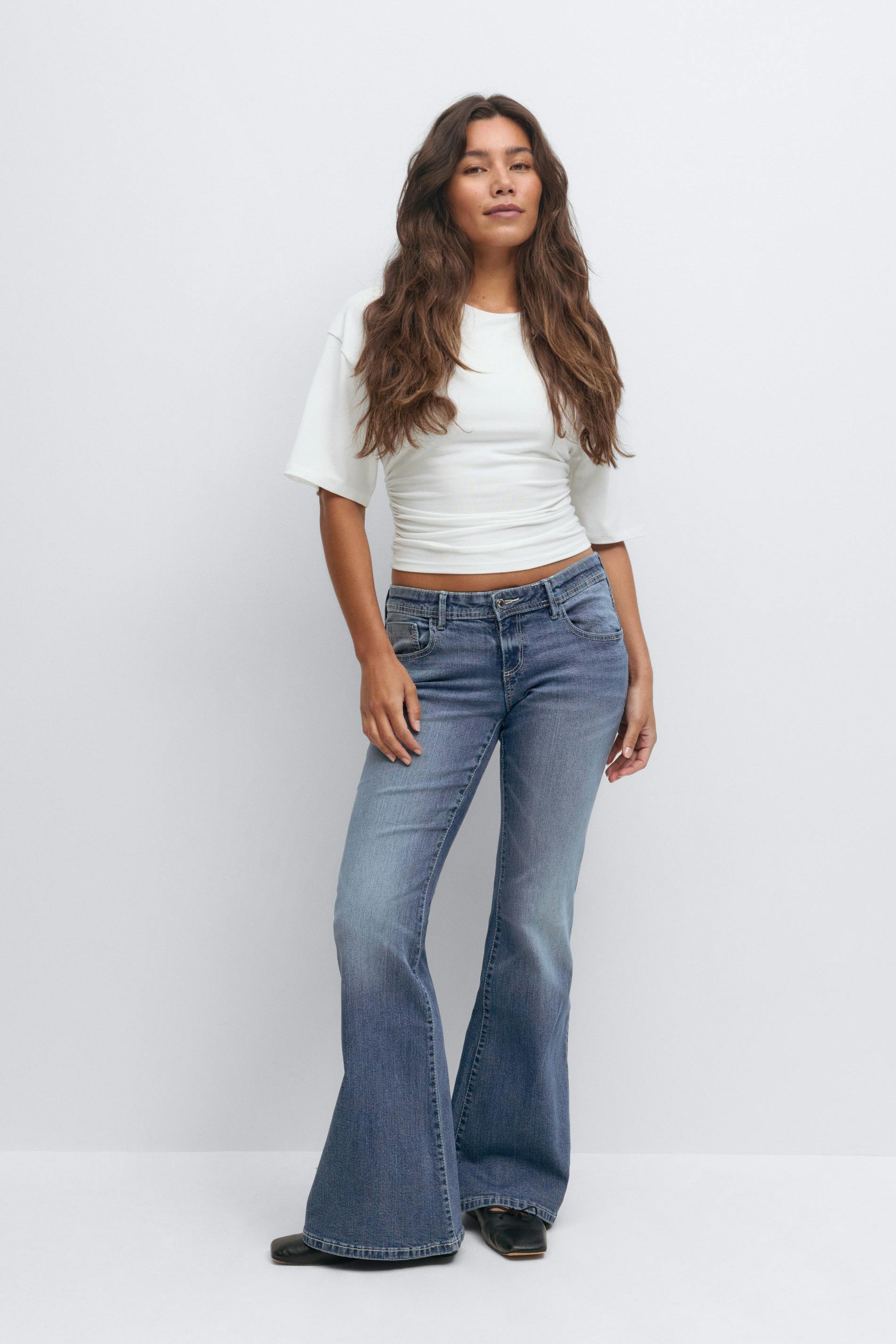 Valérinne Liora Low-Rise Flare Denim