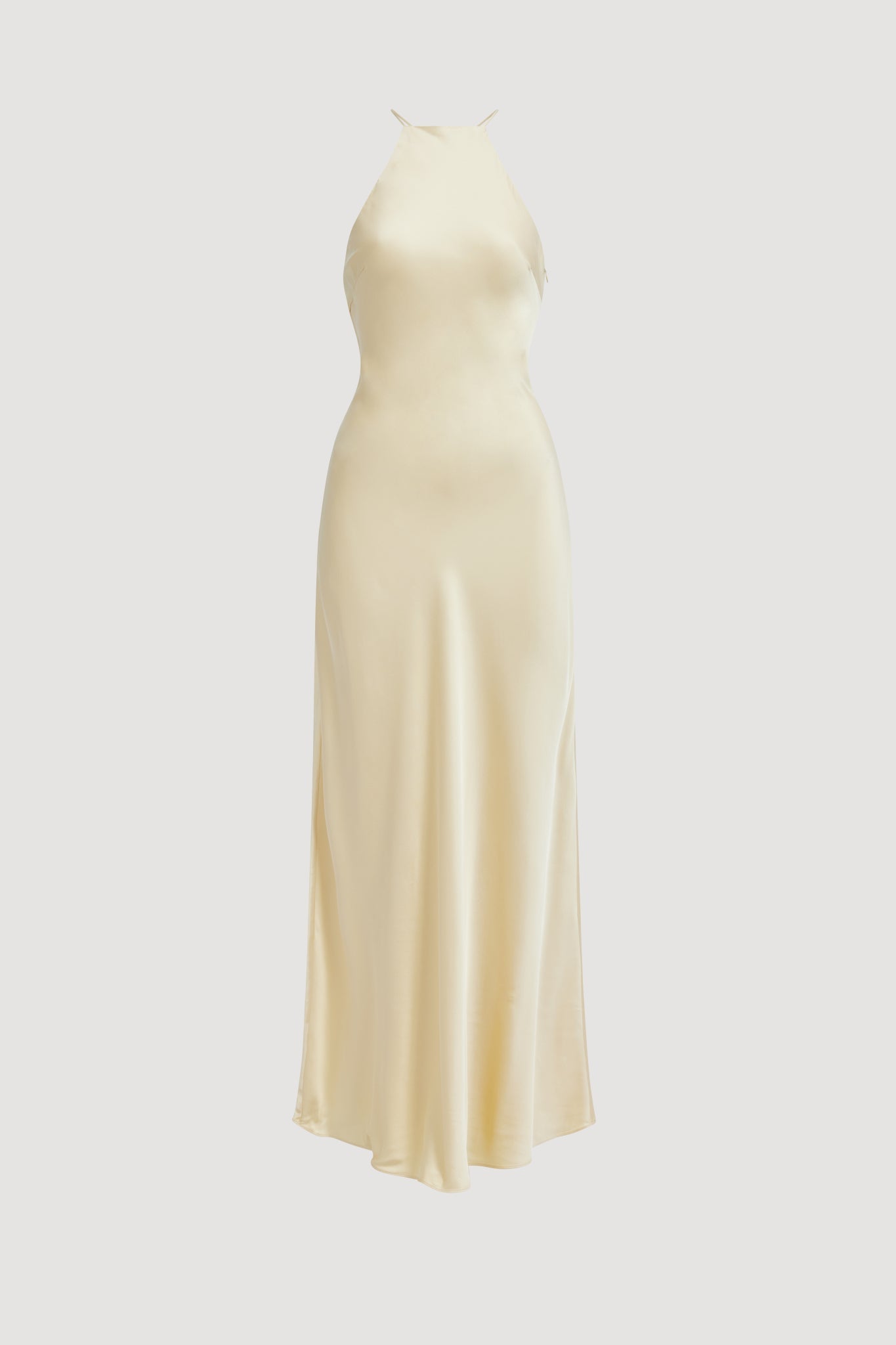 Valérinne Isadora Beaded Halter Maxi Dress