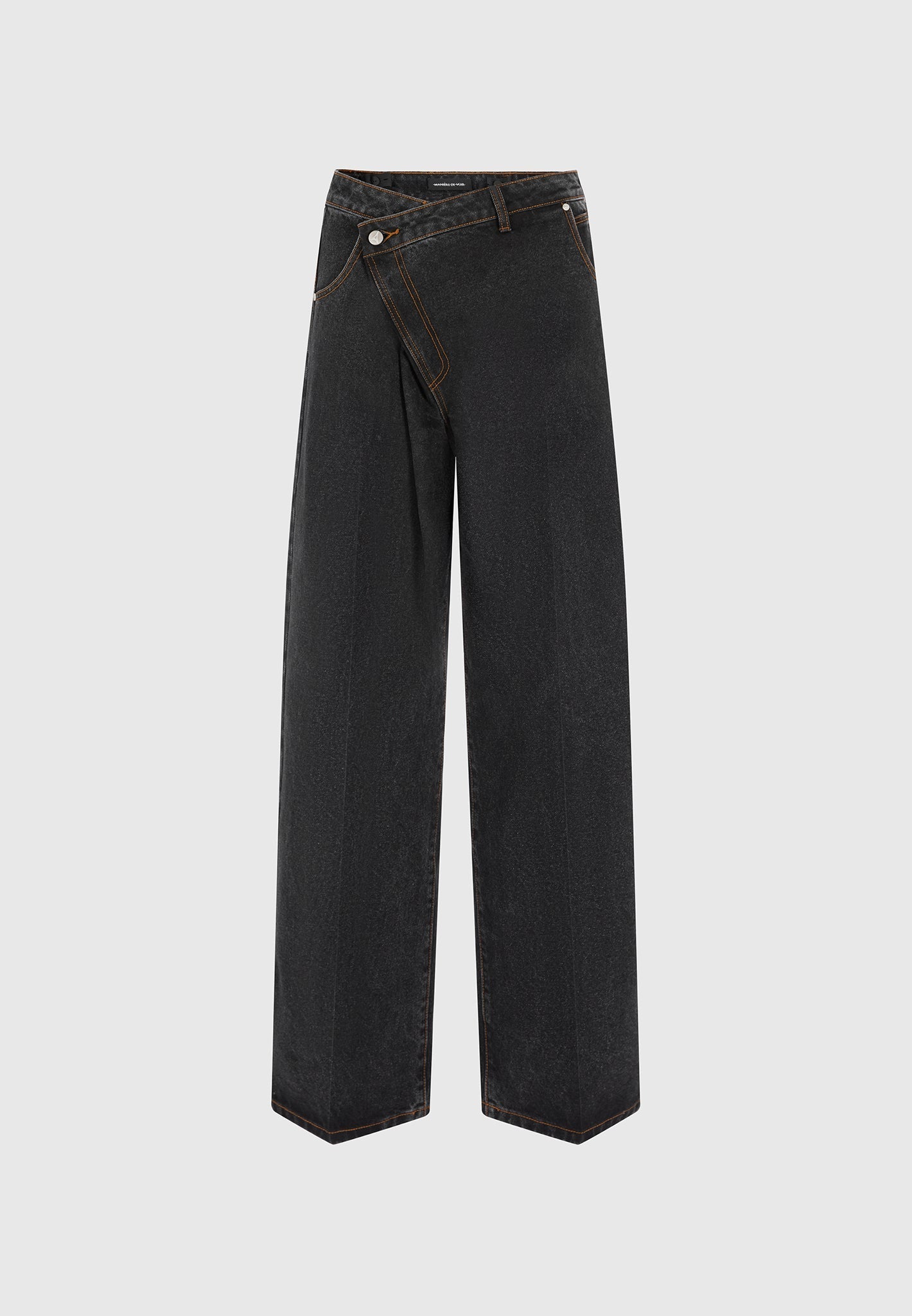 Valérinne Ravien Wrap Waist Wide-Leg Denim