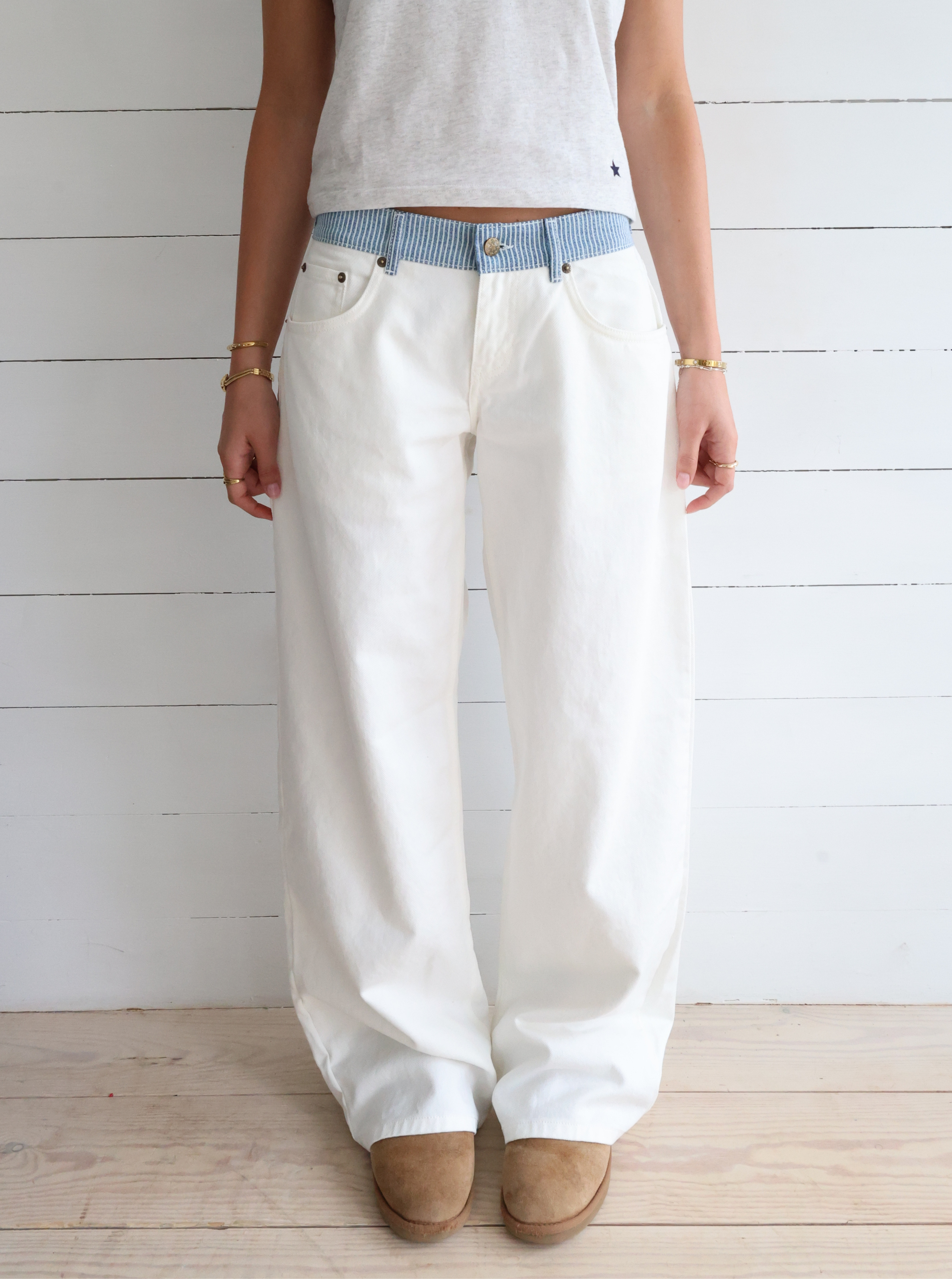 Valérinne Jodine Adjustable Waist Denim