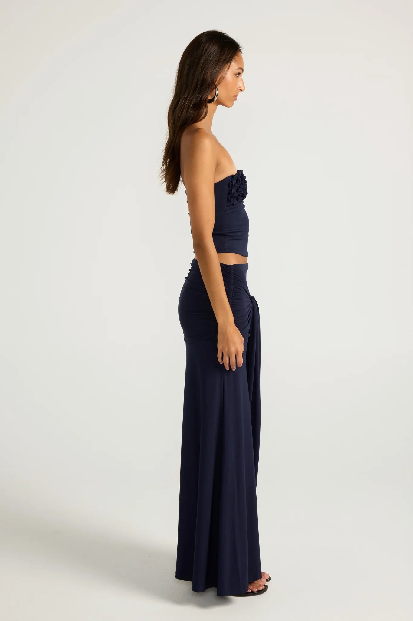 Valérinne Jude Low-Rise Midi Skirt