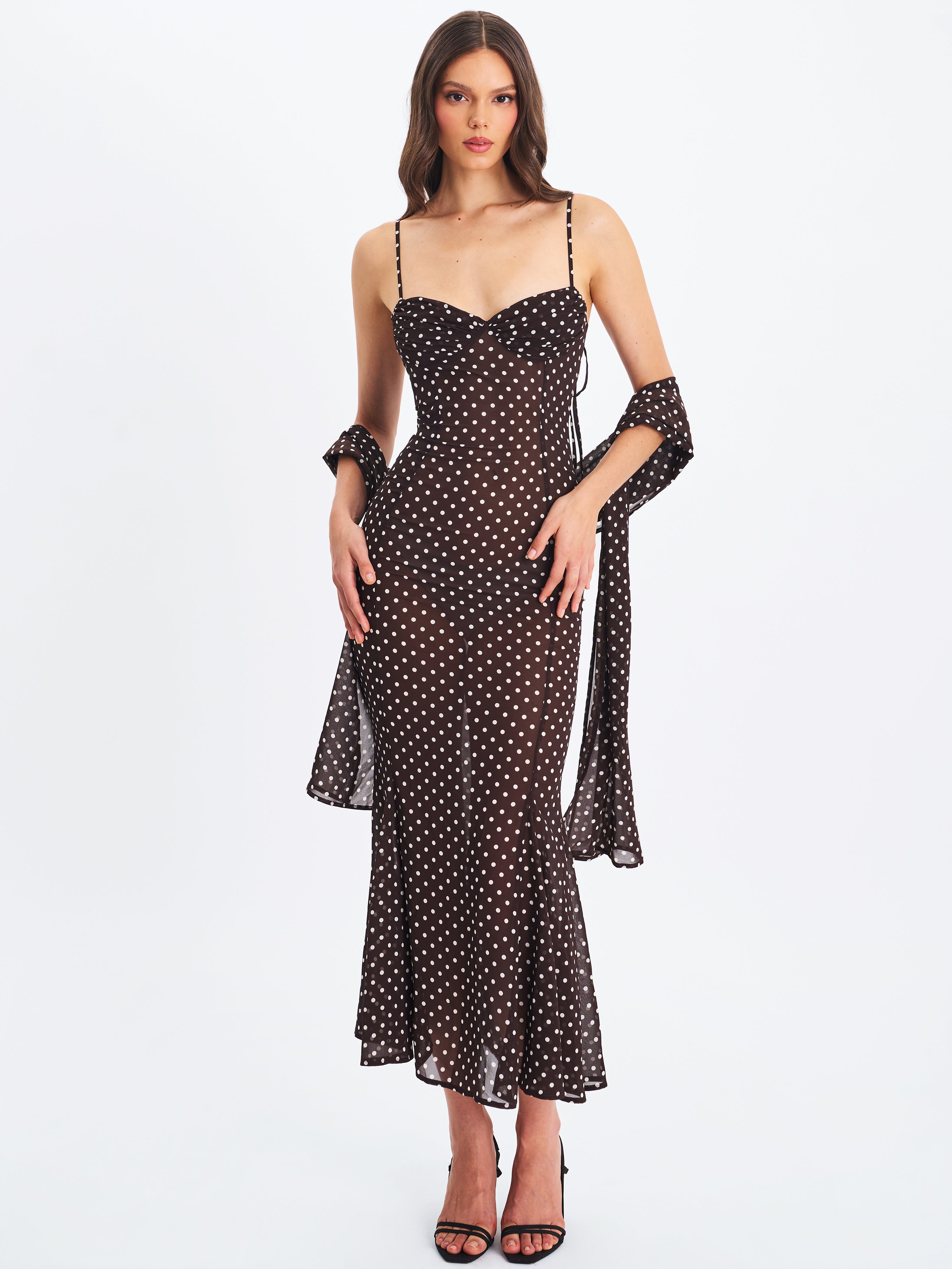 Valérinne Yadira Chiffon Maxi Dress