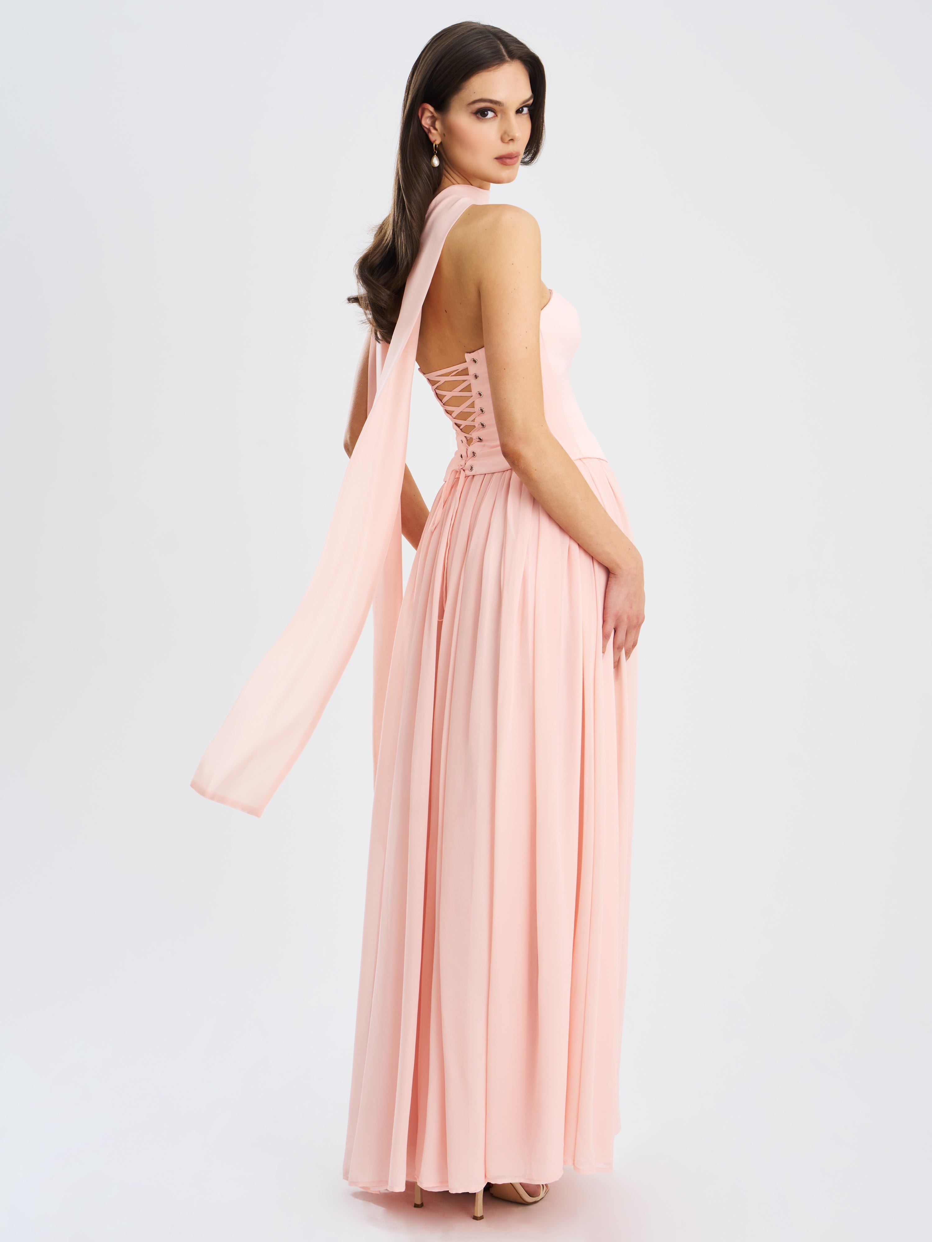 Valérinne Qianna Strapless Maxi Dress