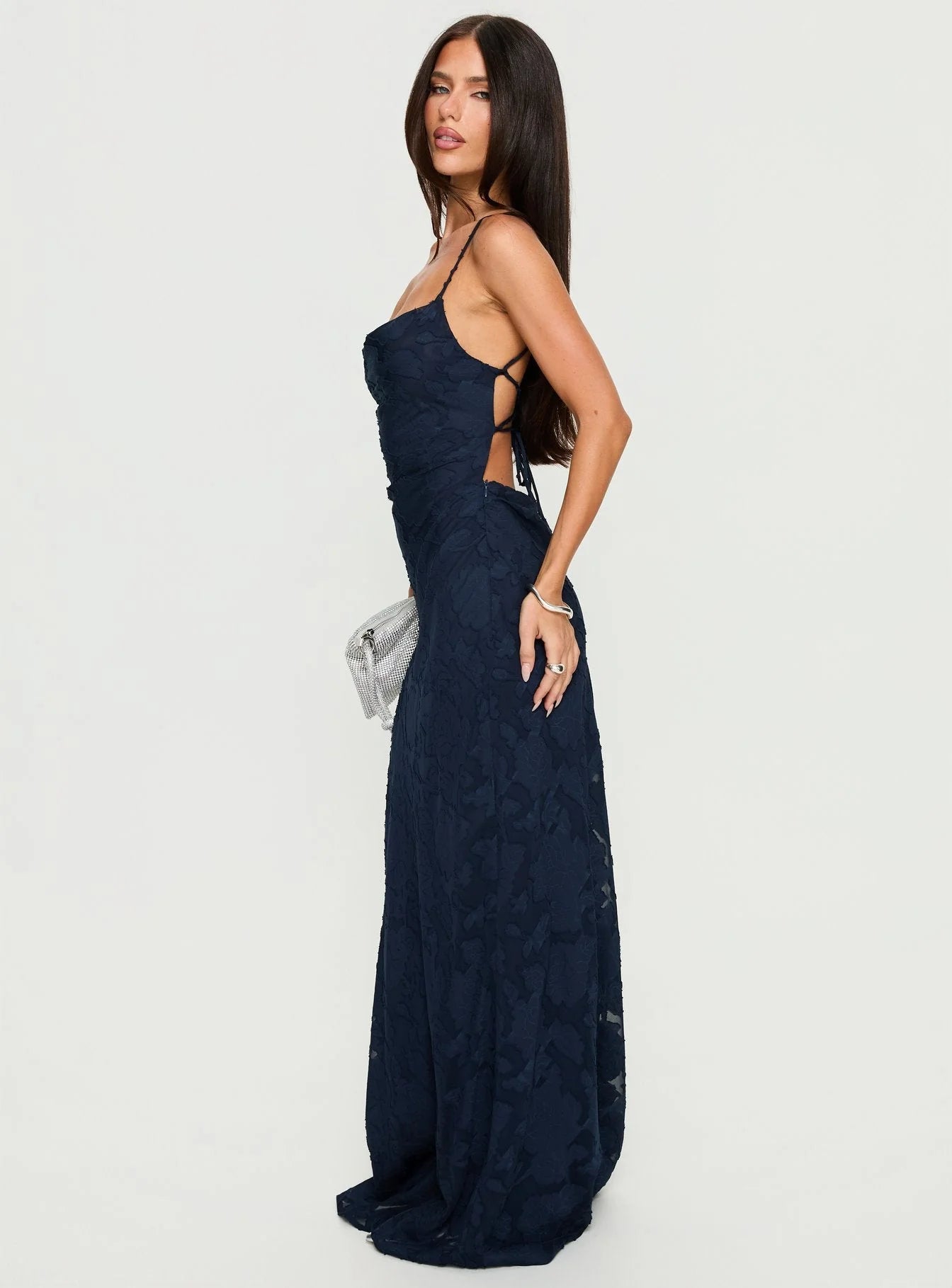 Seléna Burnout Maxi Dress