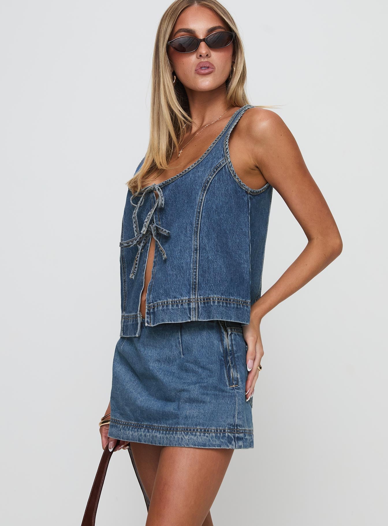 Valérinne Denim Skort