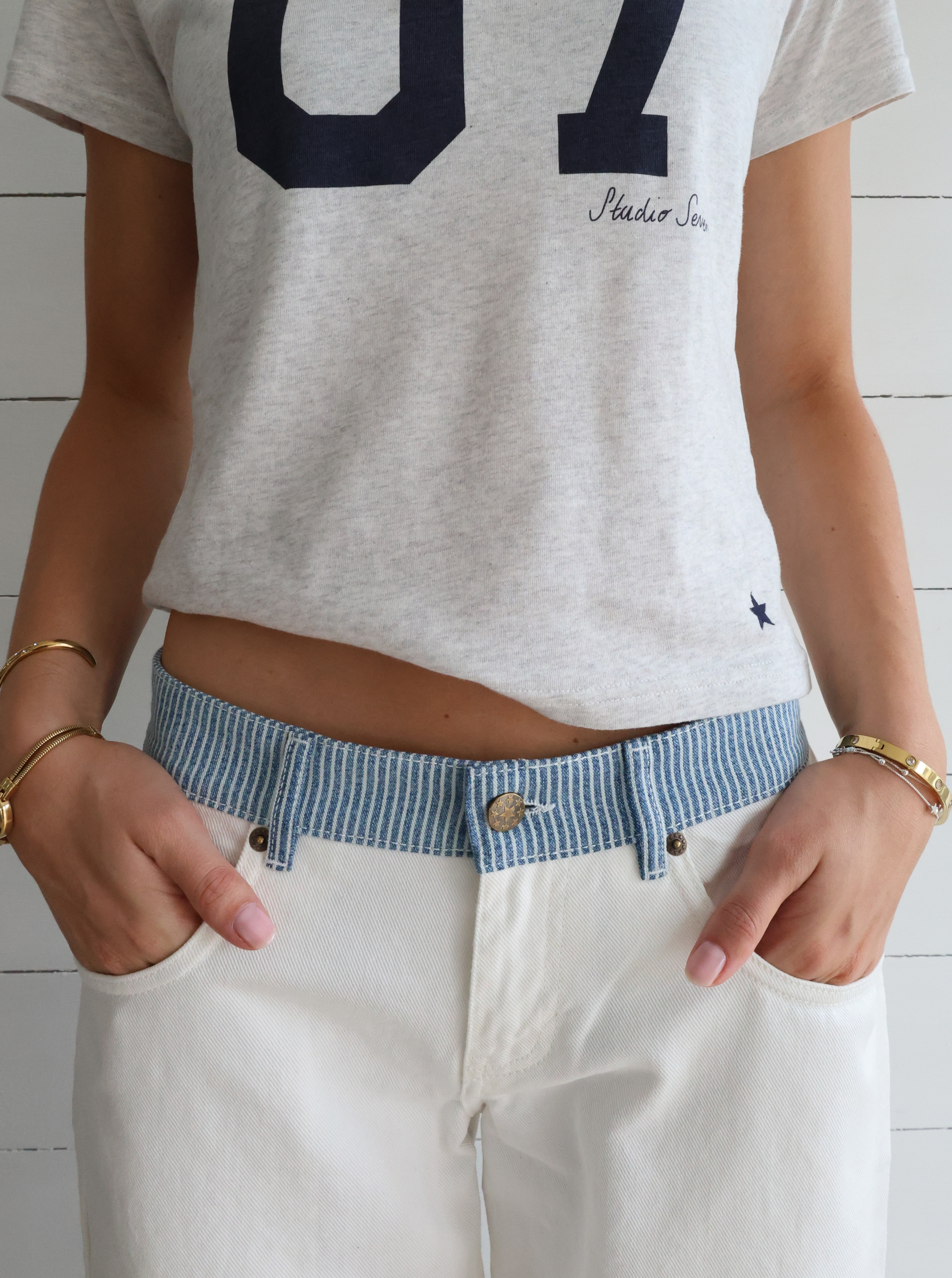 Valérinne Jodine Adjustable Waist Denim