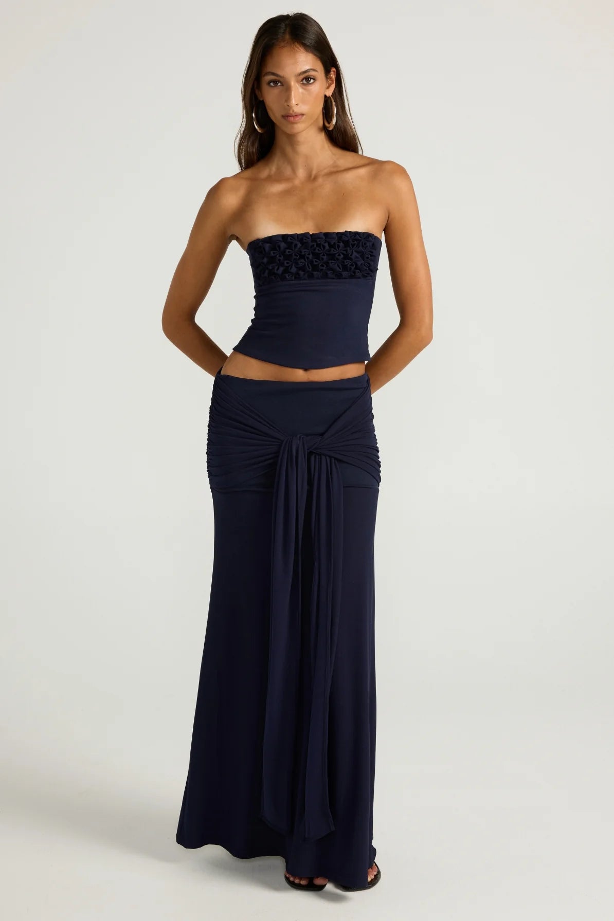Valérinne Jude Smocked Bandeau Top