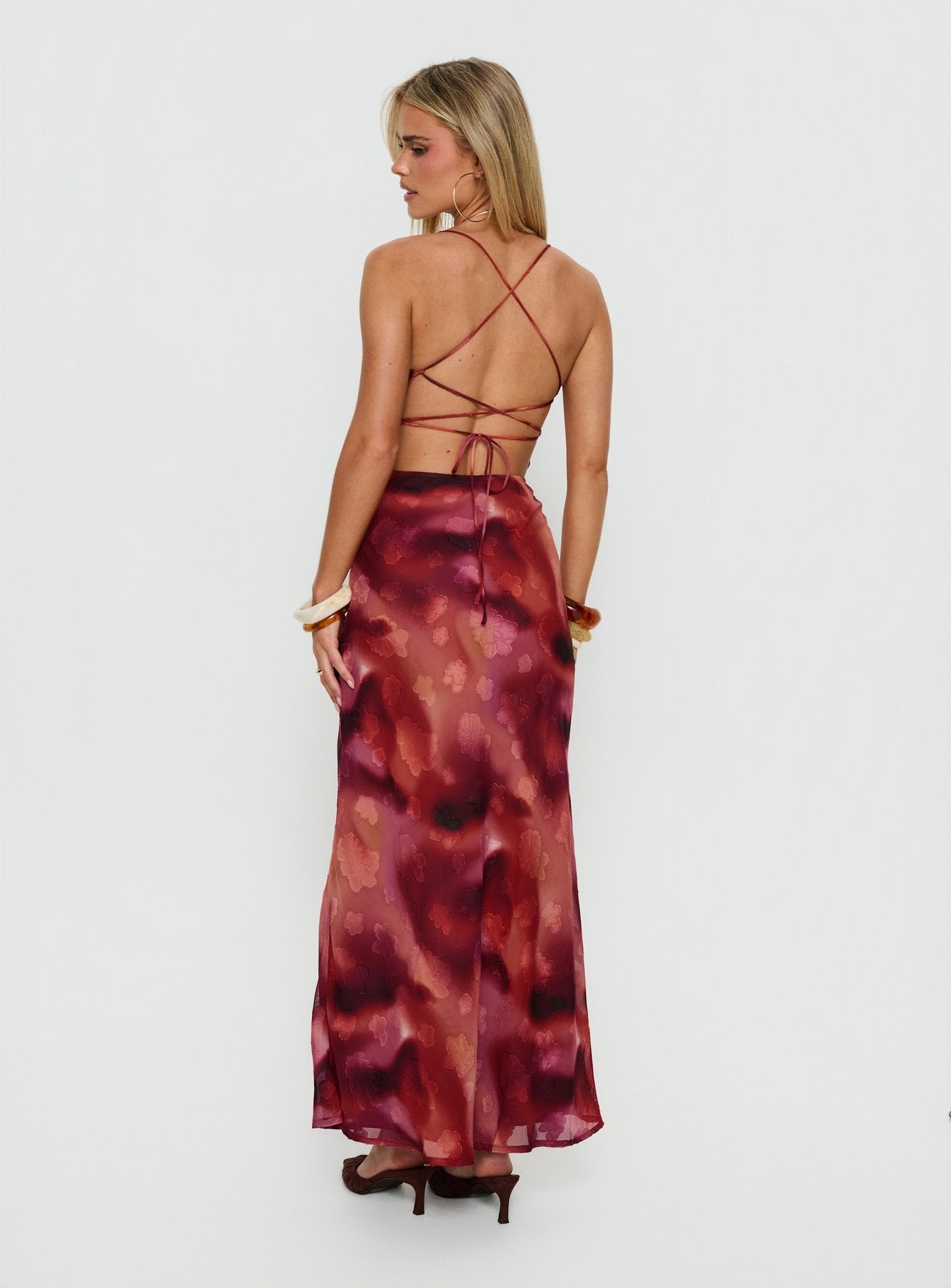 Valérinne Hollis Cowl Maxi Dress