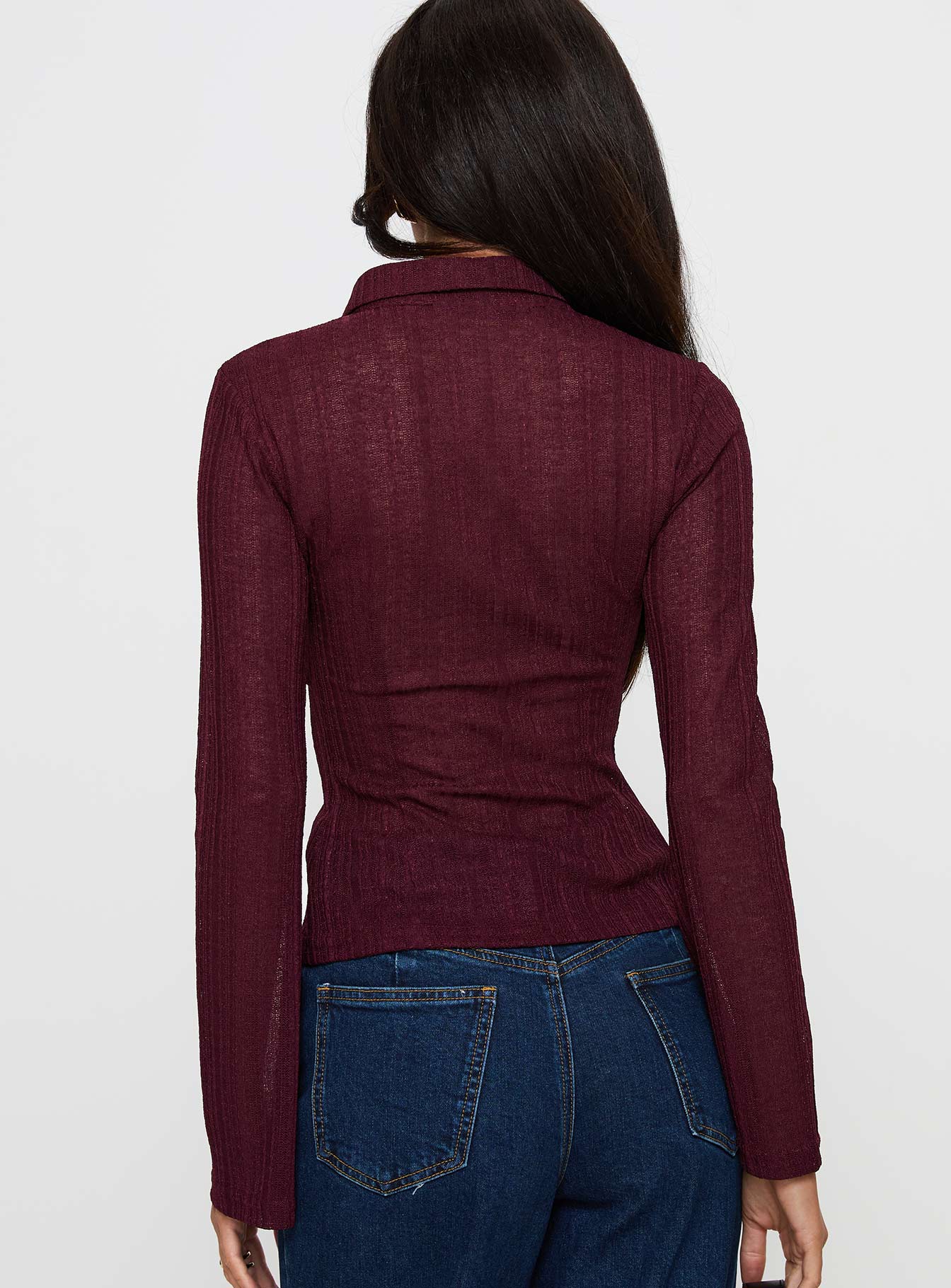 Valérinne Somnia Sheer Long Sleeve Top