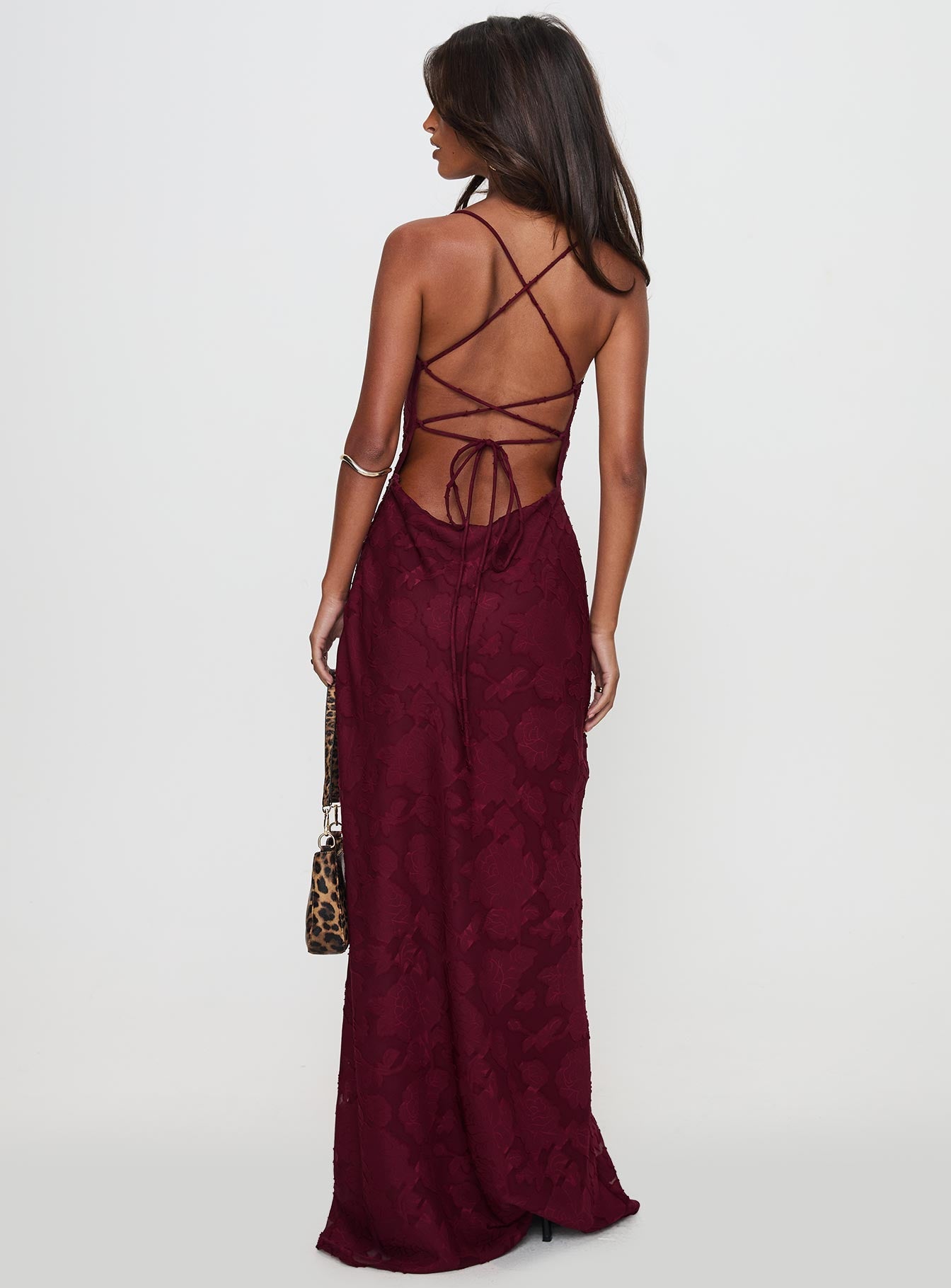 Seléna Burnout Maxi Dress
