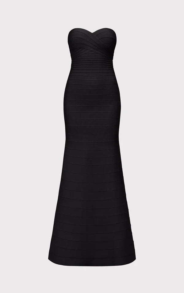 Valérinne Aurex Metallic Mermaid Maxi Dress