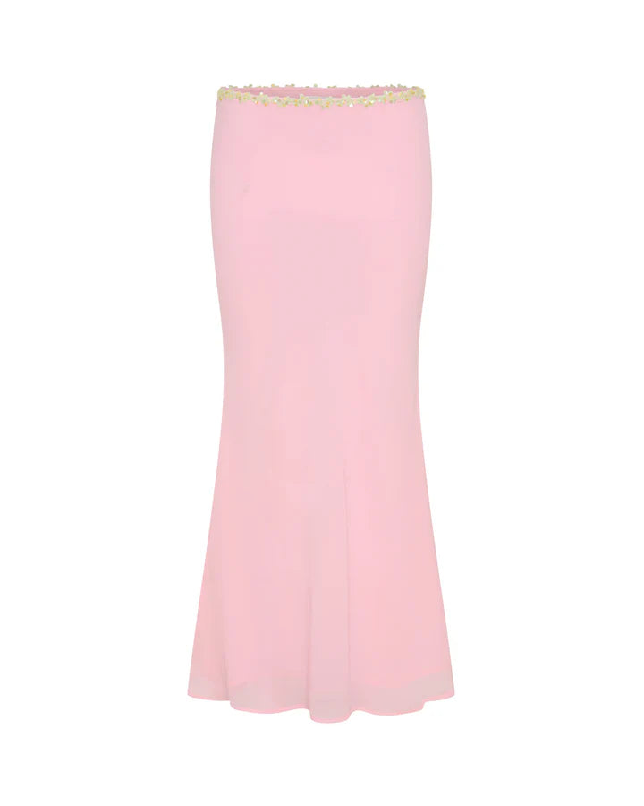 Valérinne Jemima Beaded Midi Skirt
