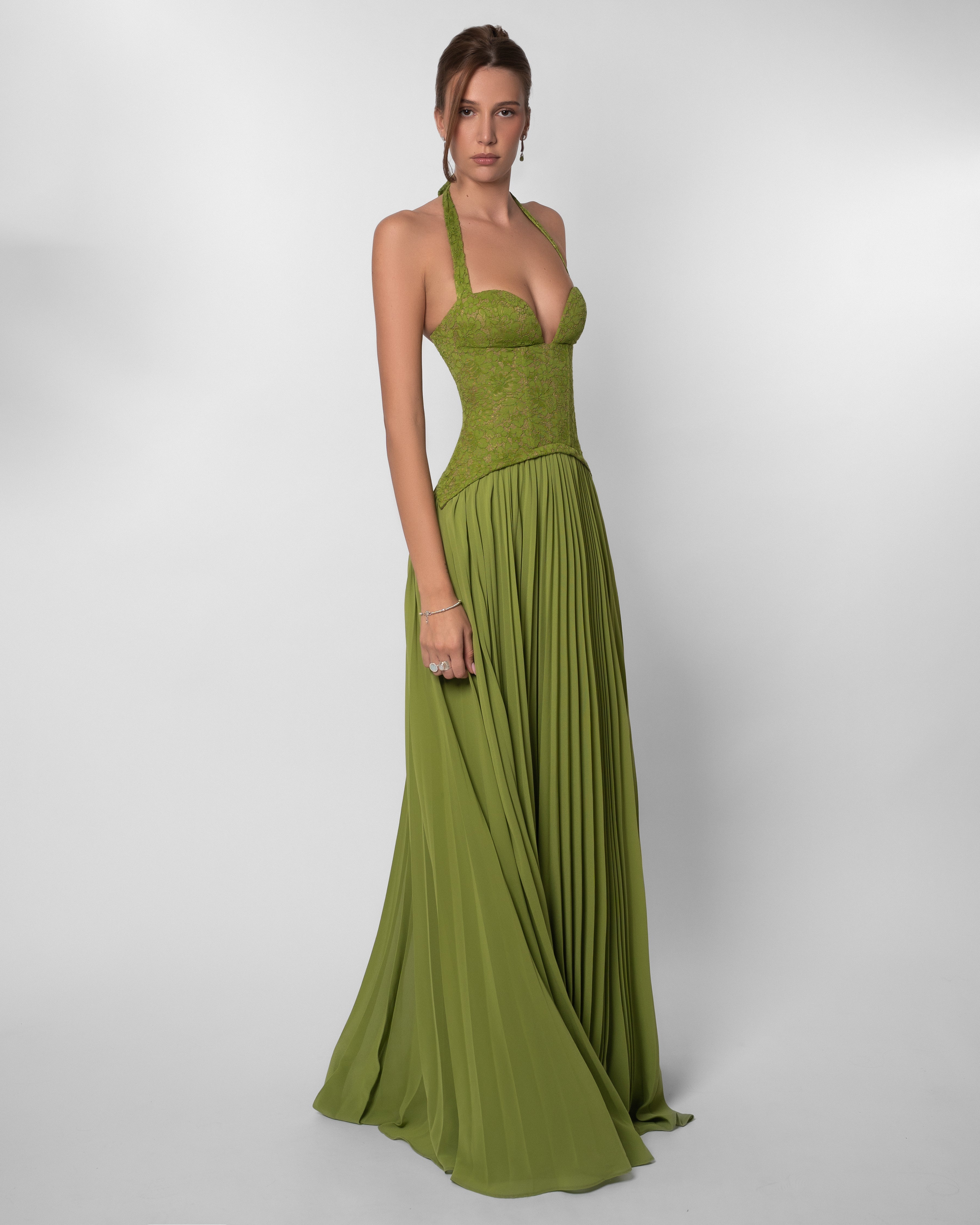 Valérinne Gaia Corset Maxi Dress