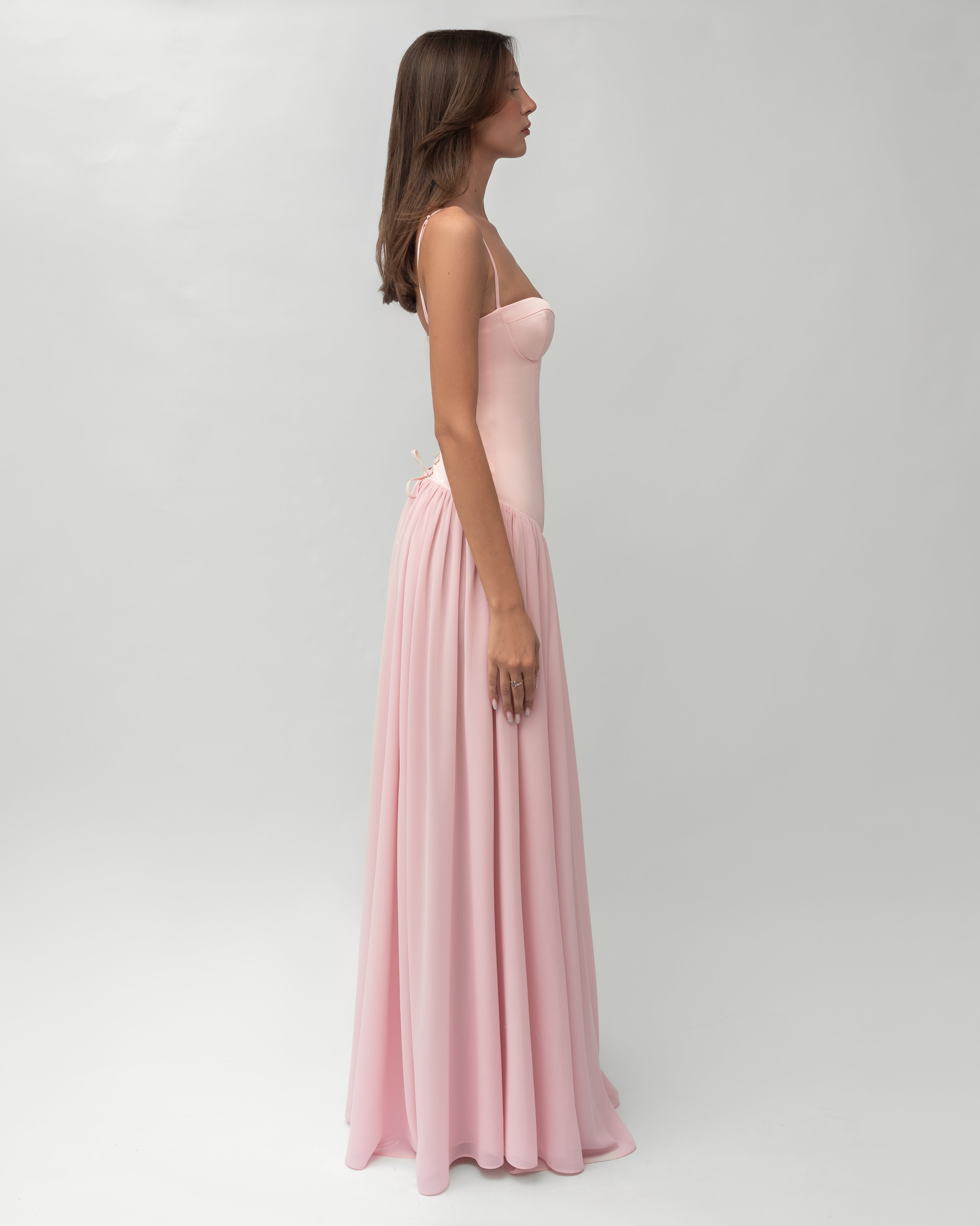 Valérinne Amélia Drop-Waist Maxi Dress