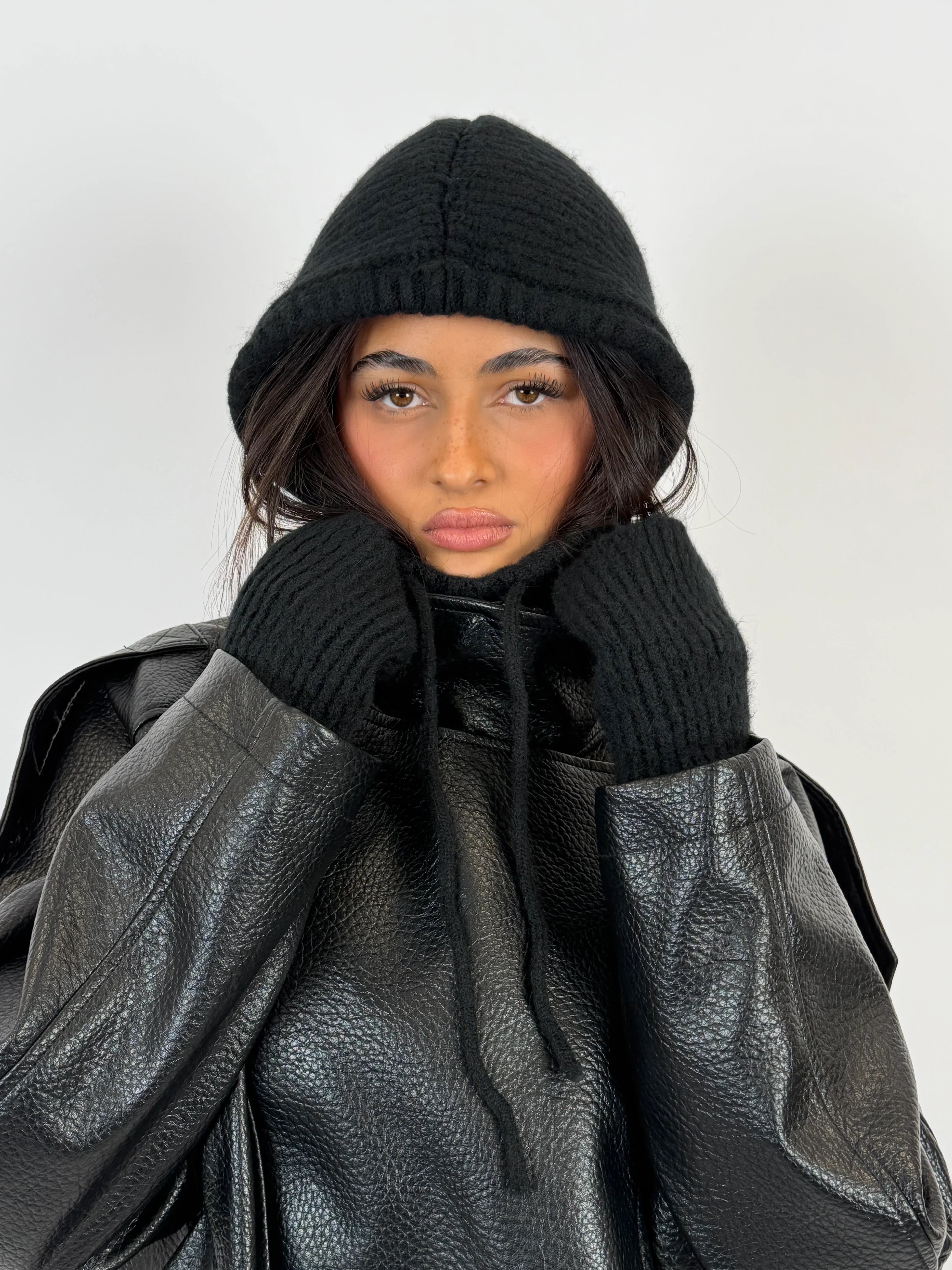 Valérinne Laurent Leather-Look Jacket