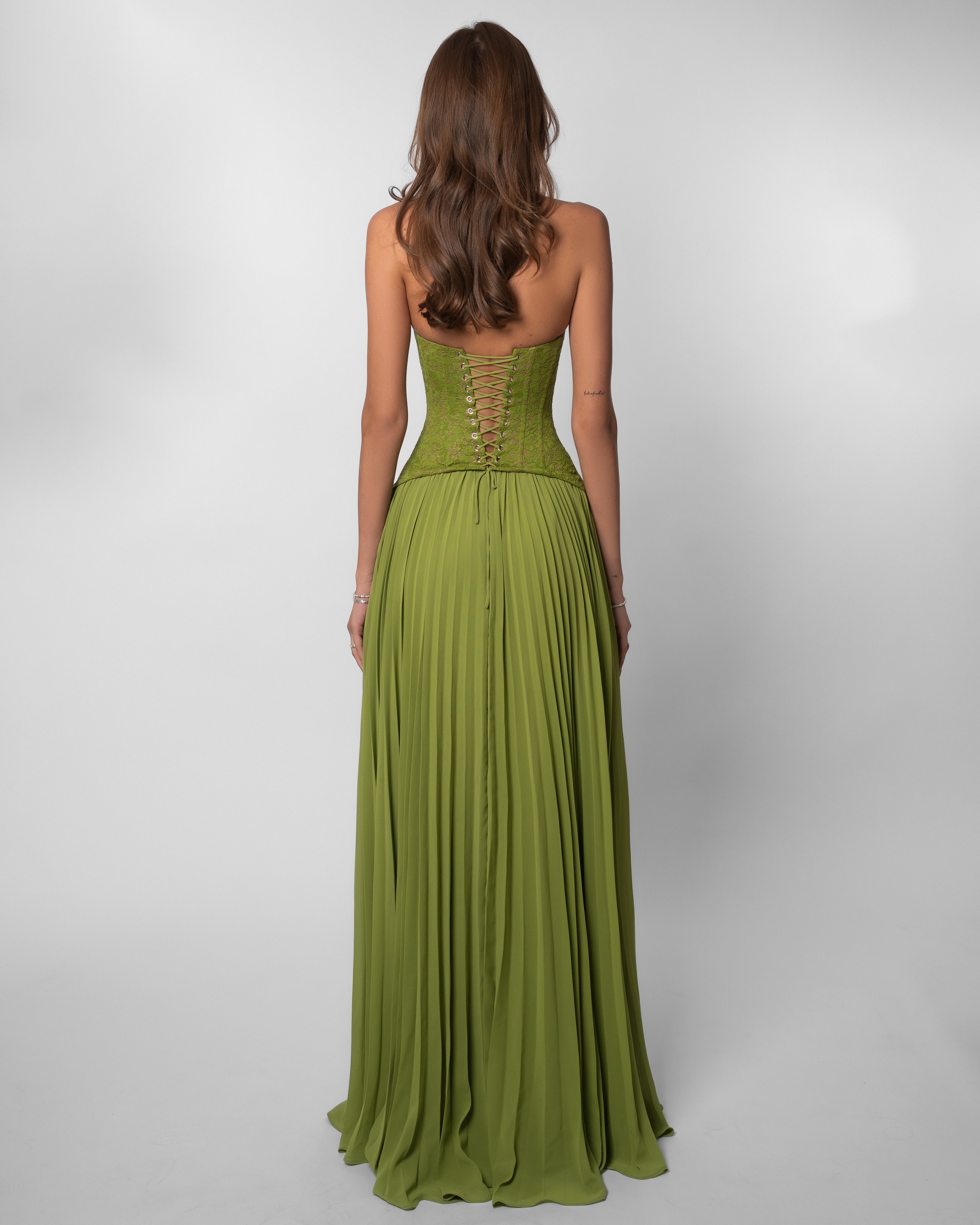 Valérinne Gaia Corset Maxi Dress