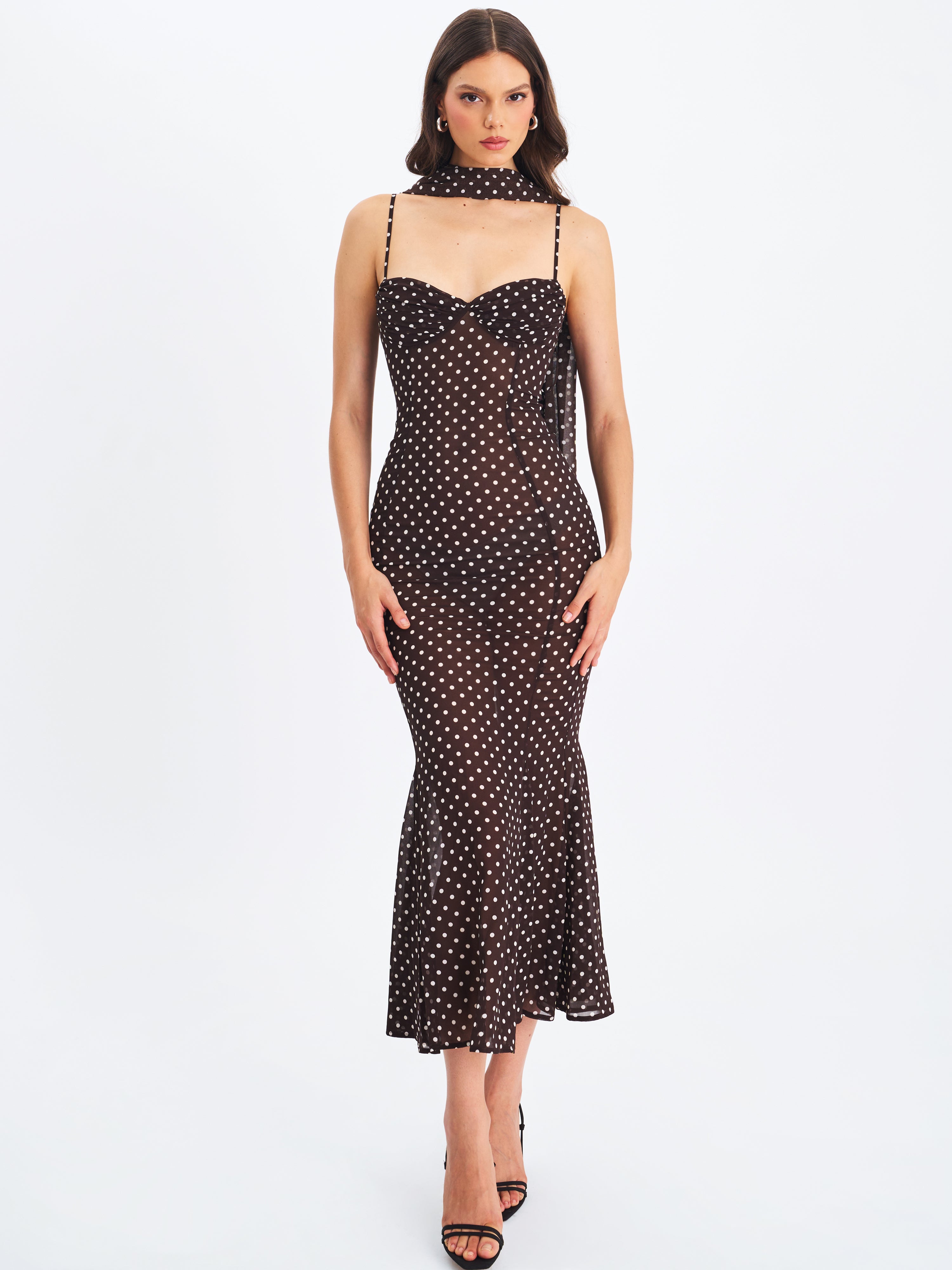 Valérinne Yadira Chiffon Maxi Dress