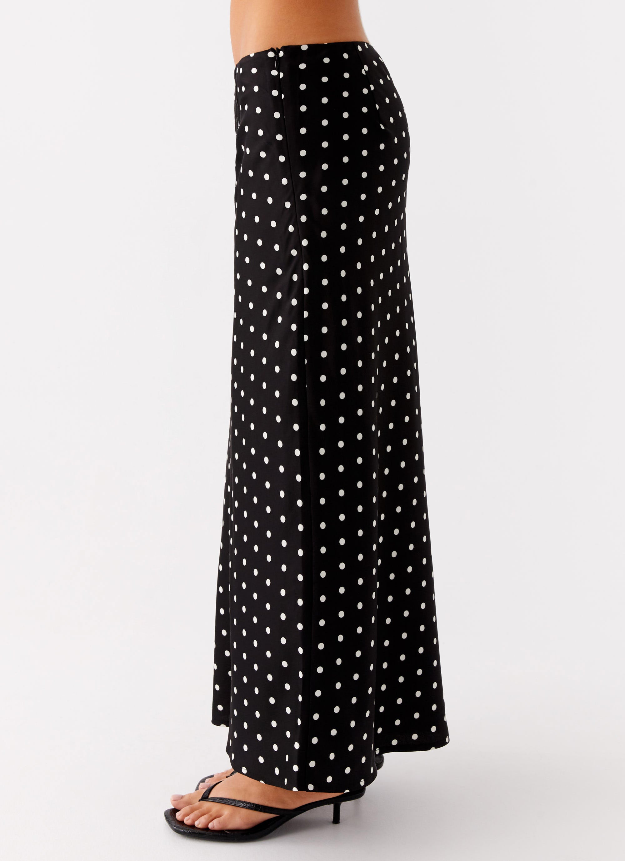 Valérinne Breanna Polka Dot Midi Skirt