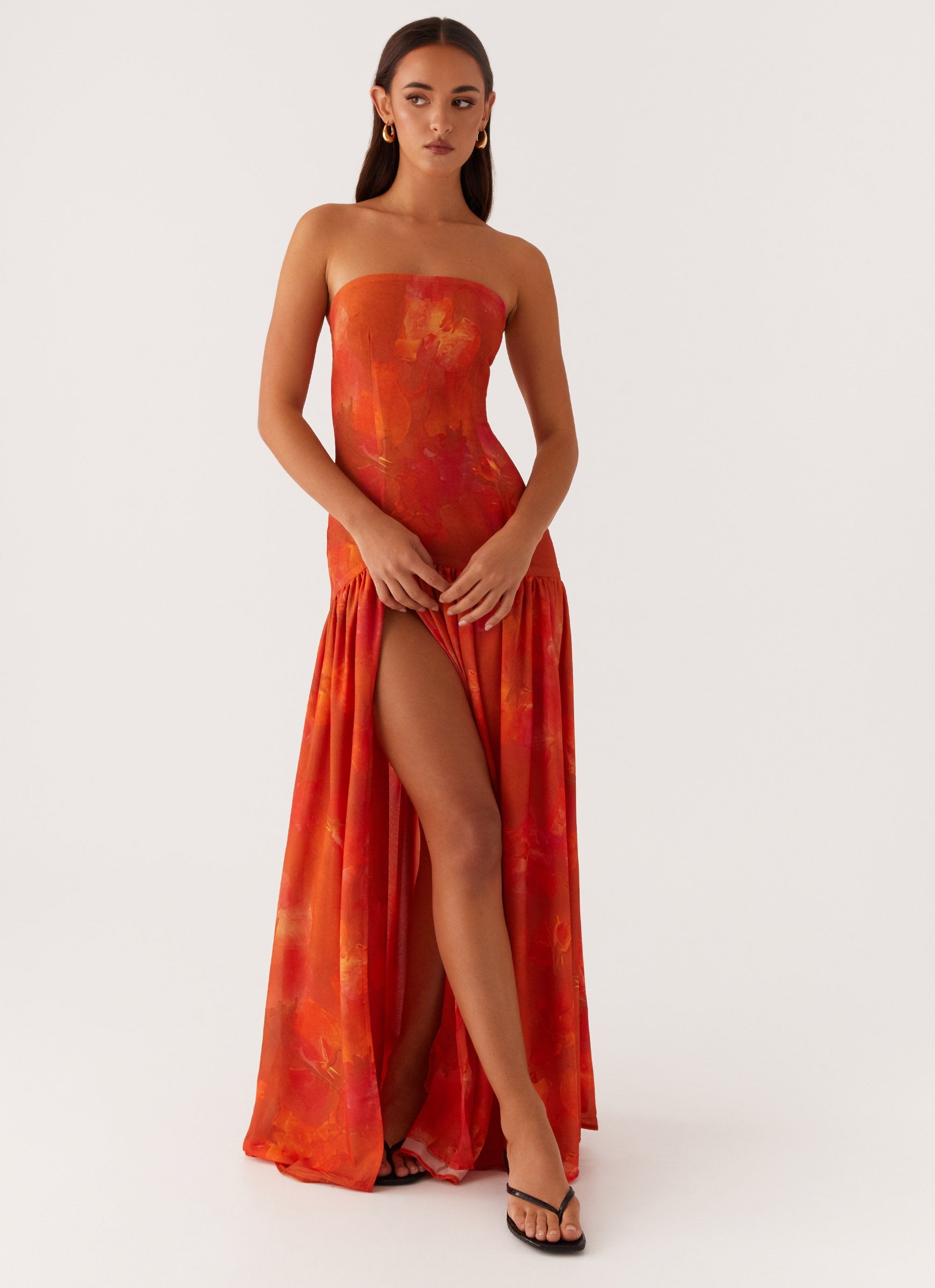 Valérinne Eden Strapless Maxi Dress