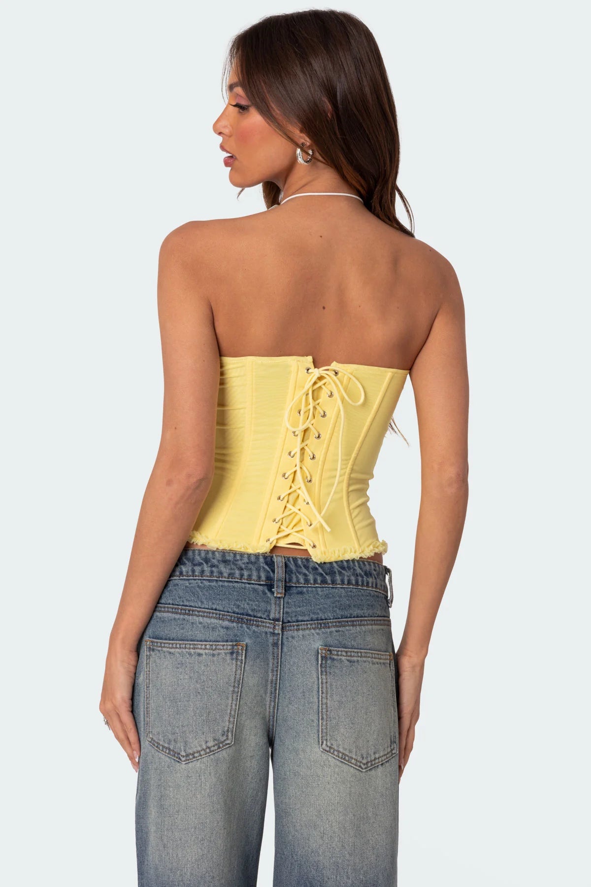 Valérinne Mesh Corset Top