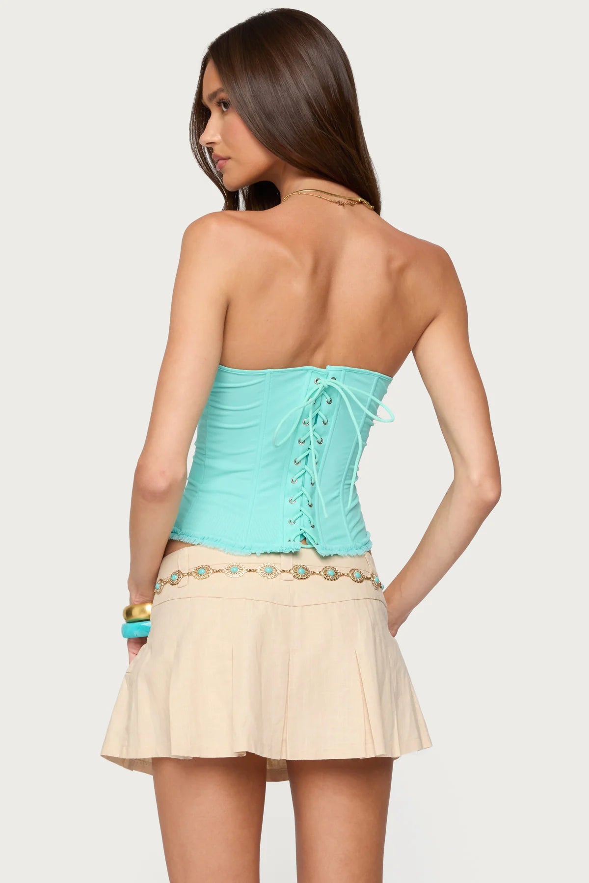 Valérinne Mesh Corset Top