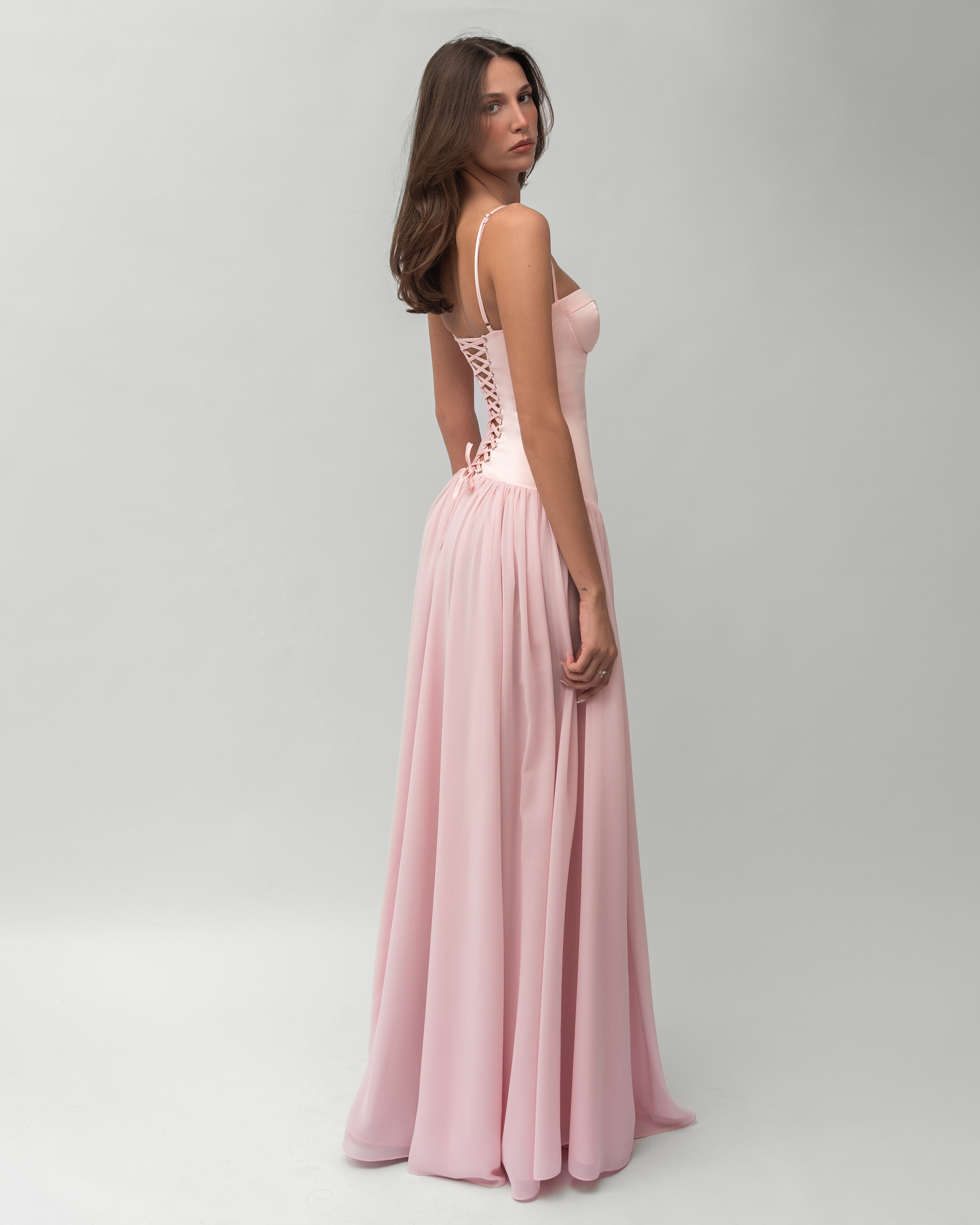 Valérinne Amélia Drop-Waist Maxi Dress