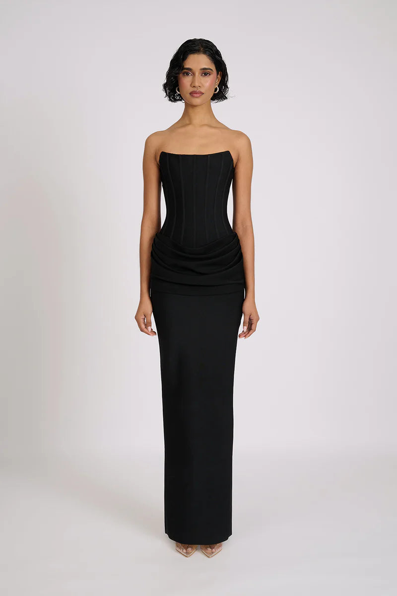 Valérinne Hildé Strapless Maxi Dress