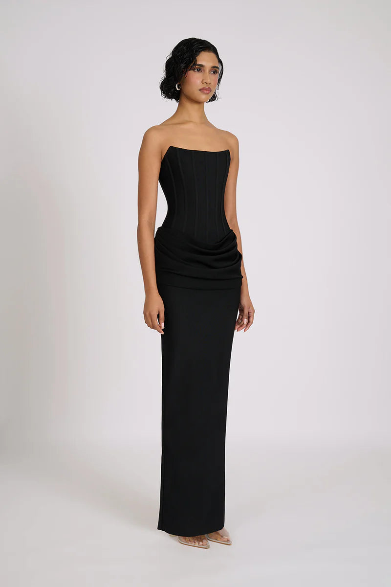 Valérinne Hildé Strapless Maxi Dress