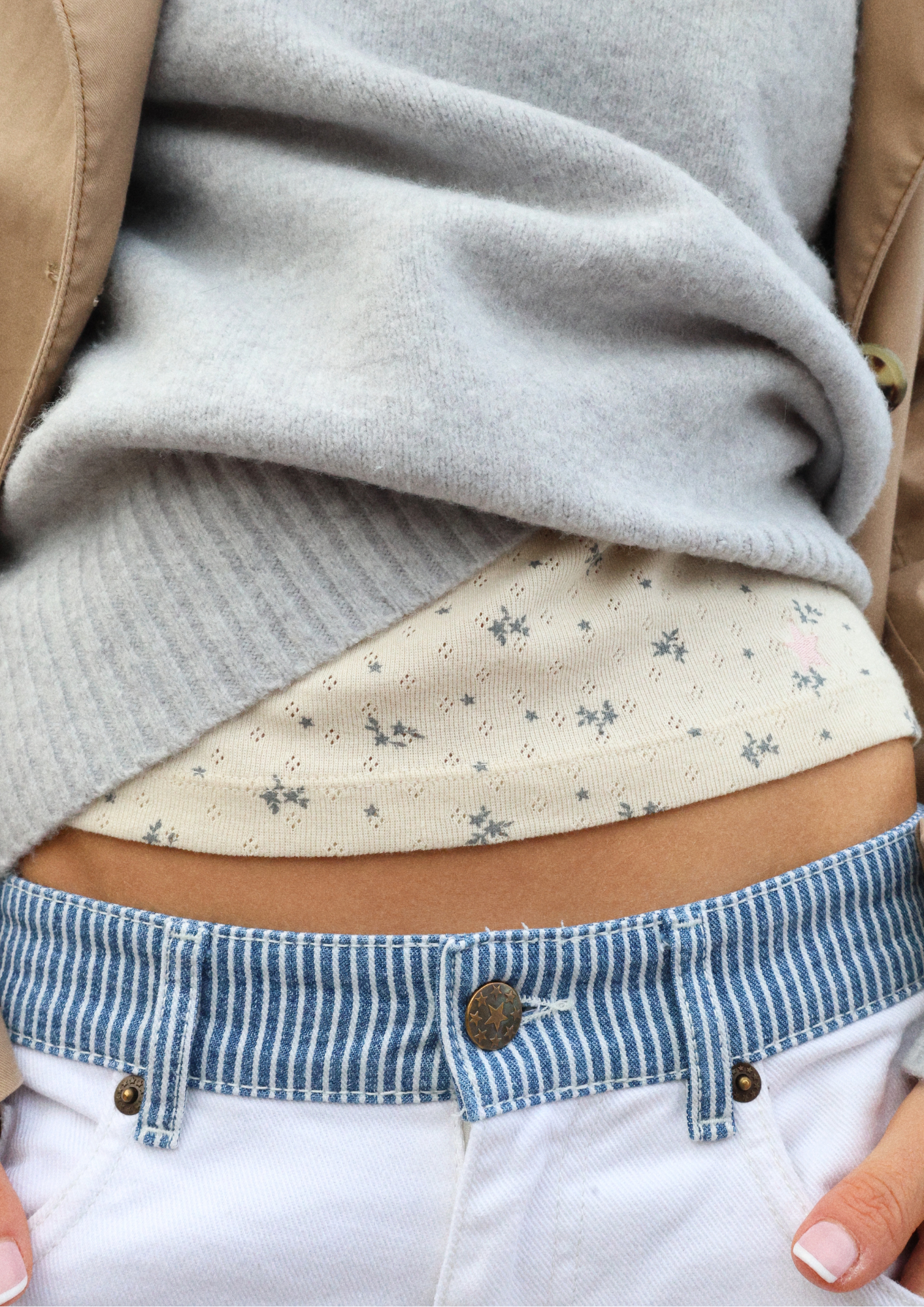 Valérinne Jodine Adjustable Waist Denim