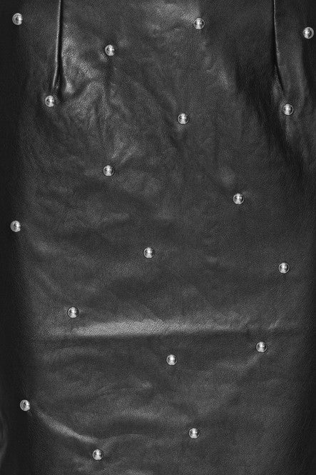 Valérinne Astra Studded Pencil Skirt