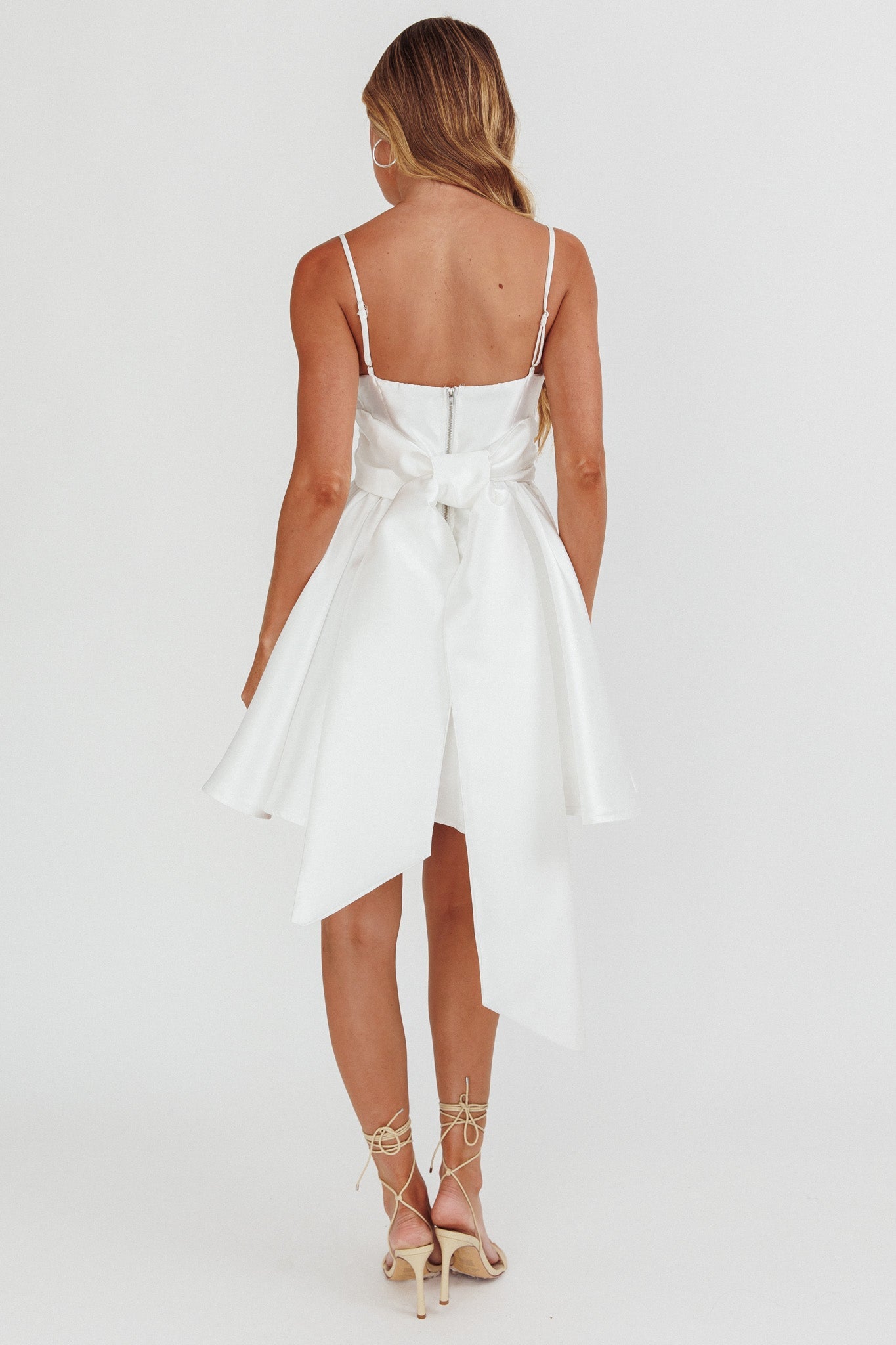 Valérinne Athéna Bow Mini Dress
