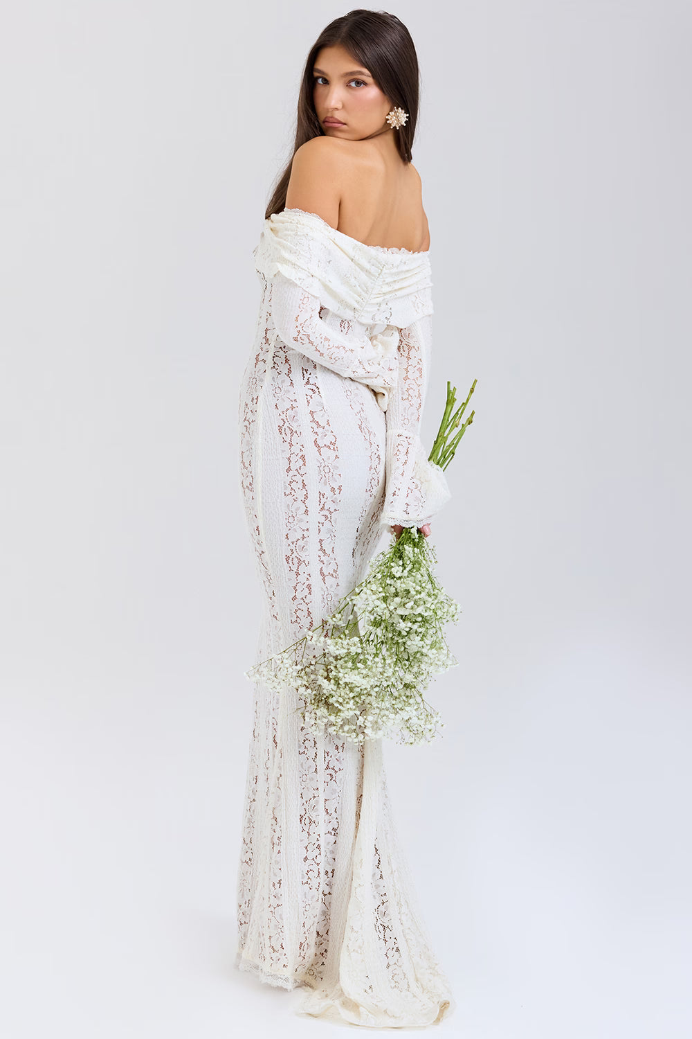 Valérinne Belle Lace Maxi Dress