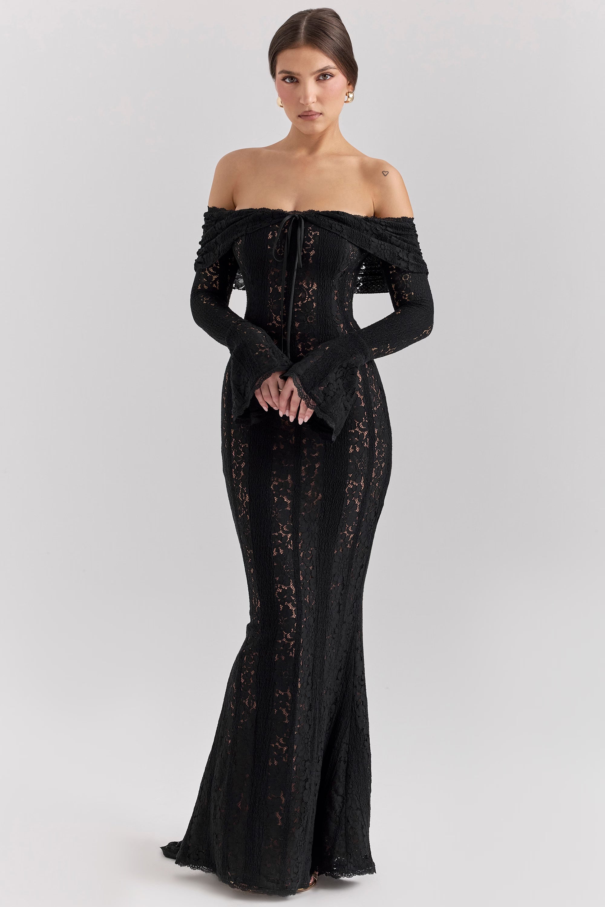 Valérinne Belle Lace Maxi Dress
